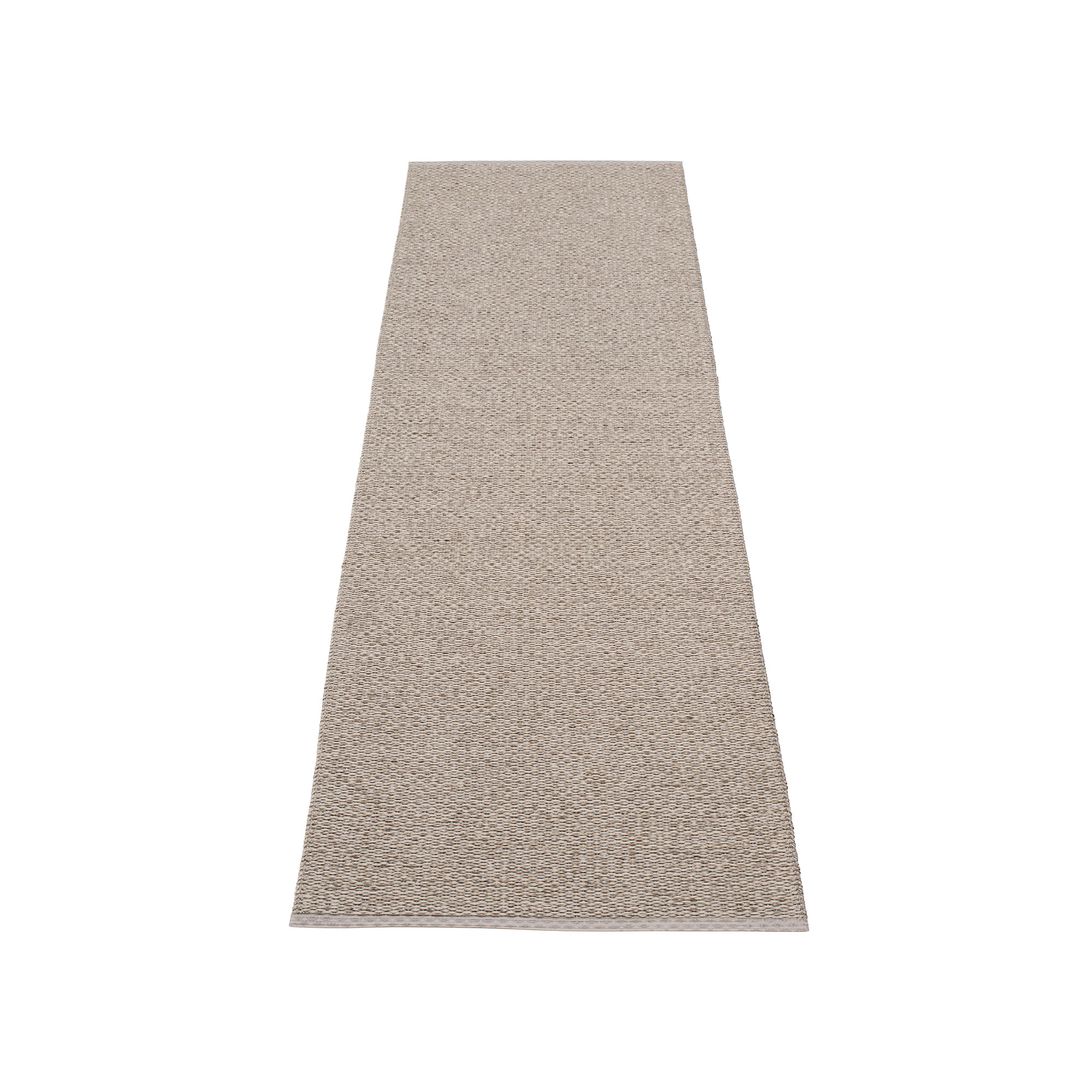 pappelina - svea mud metallic/mud 70x240 cm - plastmattor