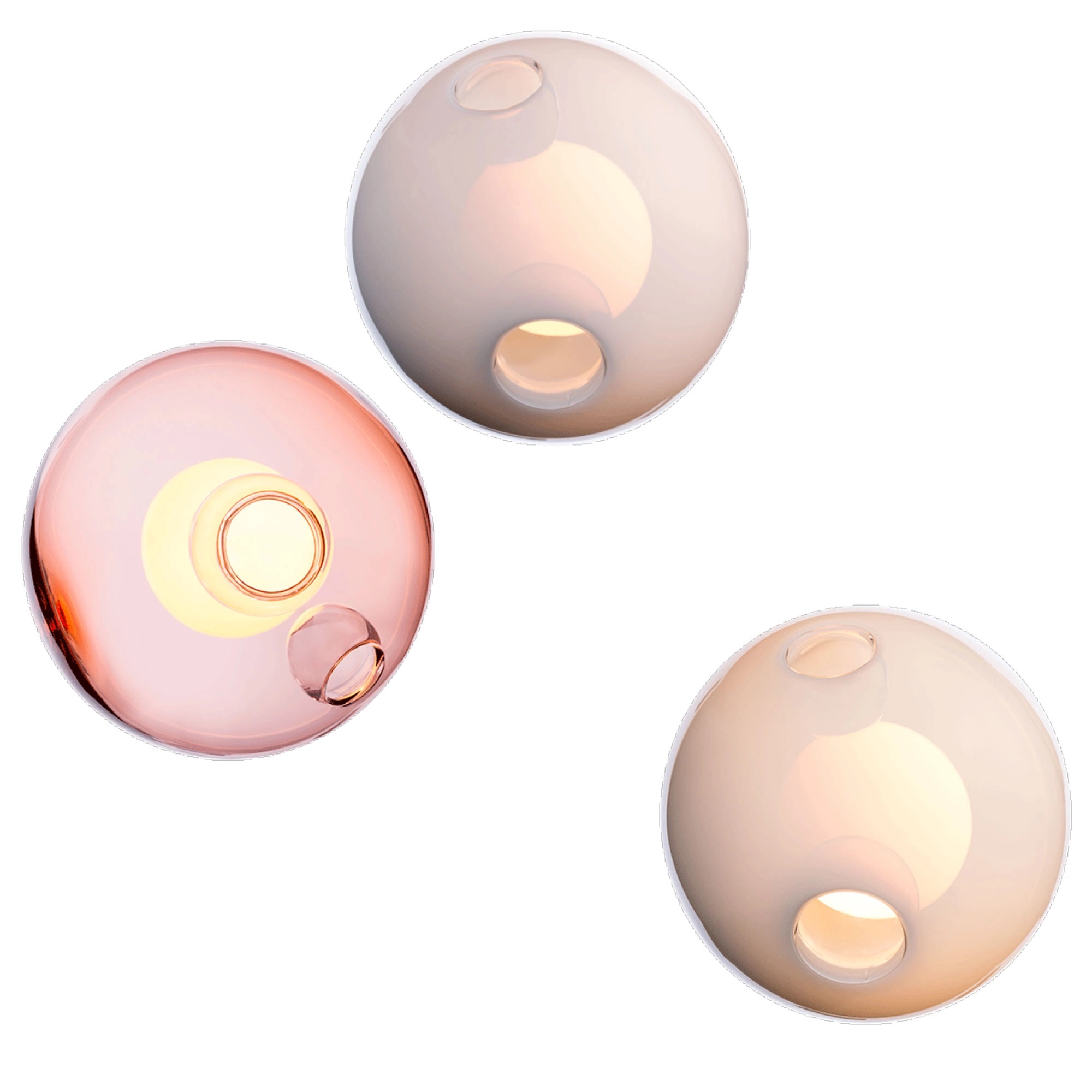 Bocci - 28.3 Random, Multi - 14 Xenon - Pendellampor - Omer Arbel - Flerfärgad