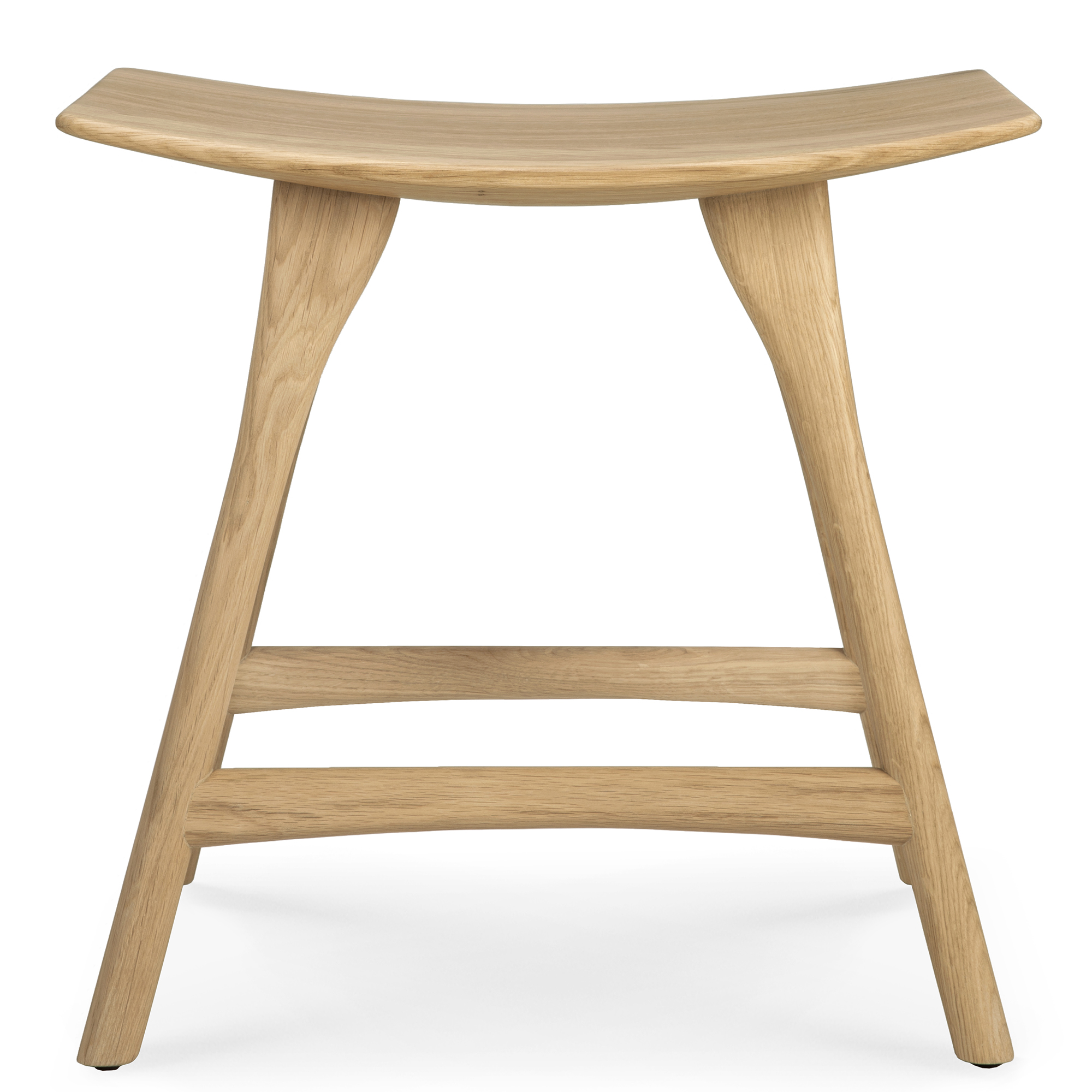 Ethnicraft - Osso Stool - Oak - Pallar - Alain Van Havre - Träfärgad - Trä | Möbler - Stolar Och Pallar - Pallar | Möbelexperten