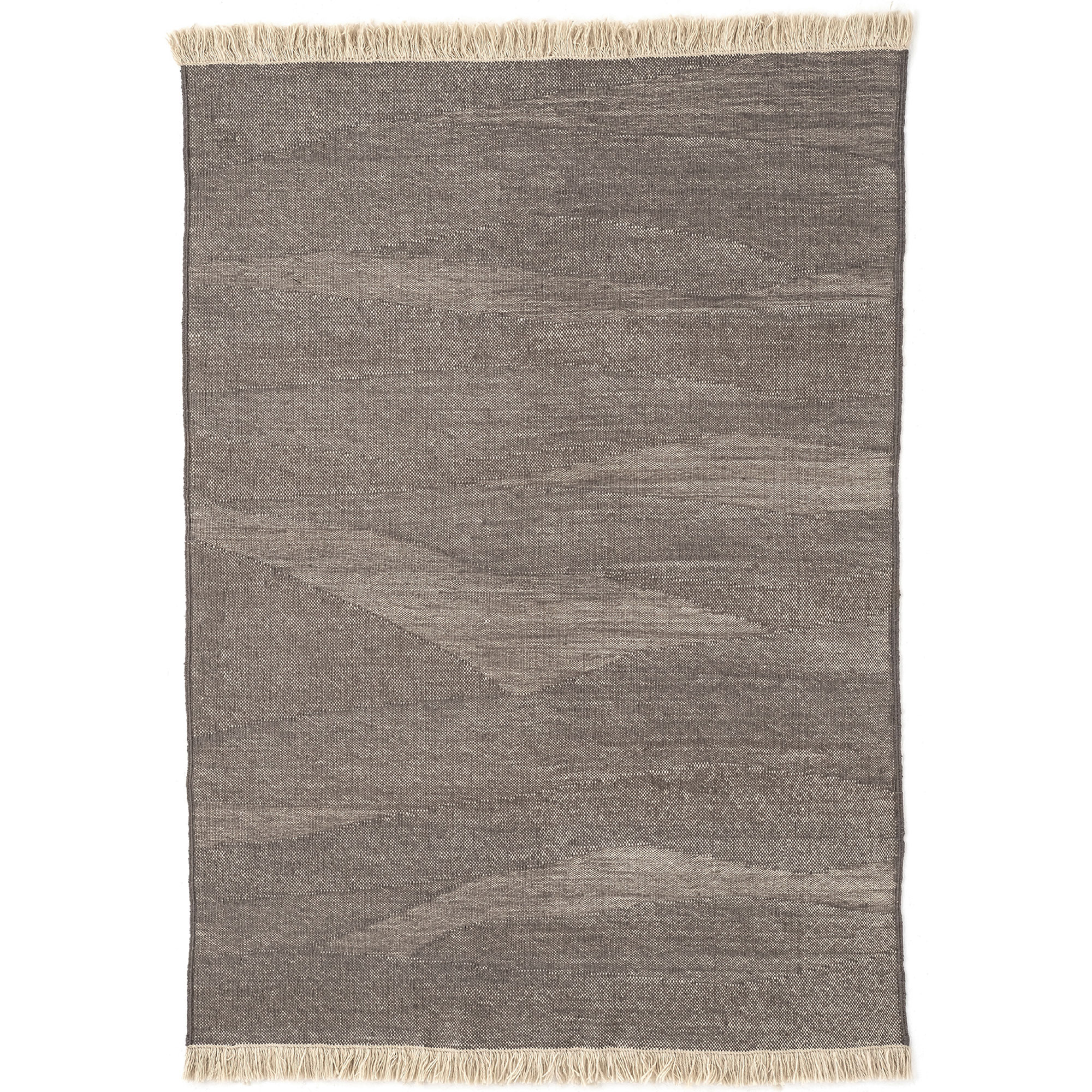 nanimarquina - telares wool rug fog 170 x 240 cm - ullmattor - nani marquina - grå