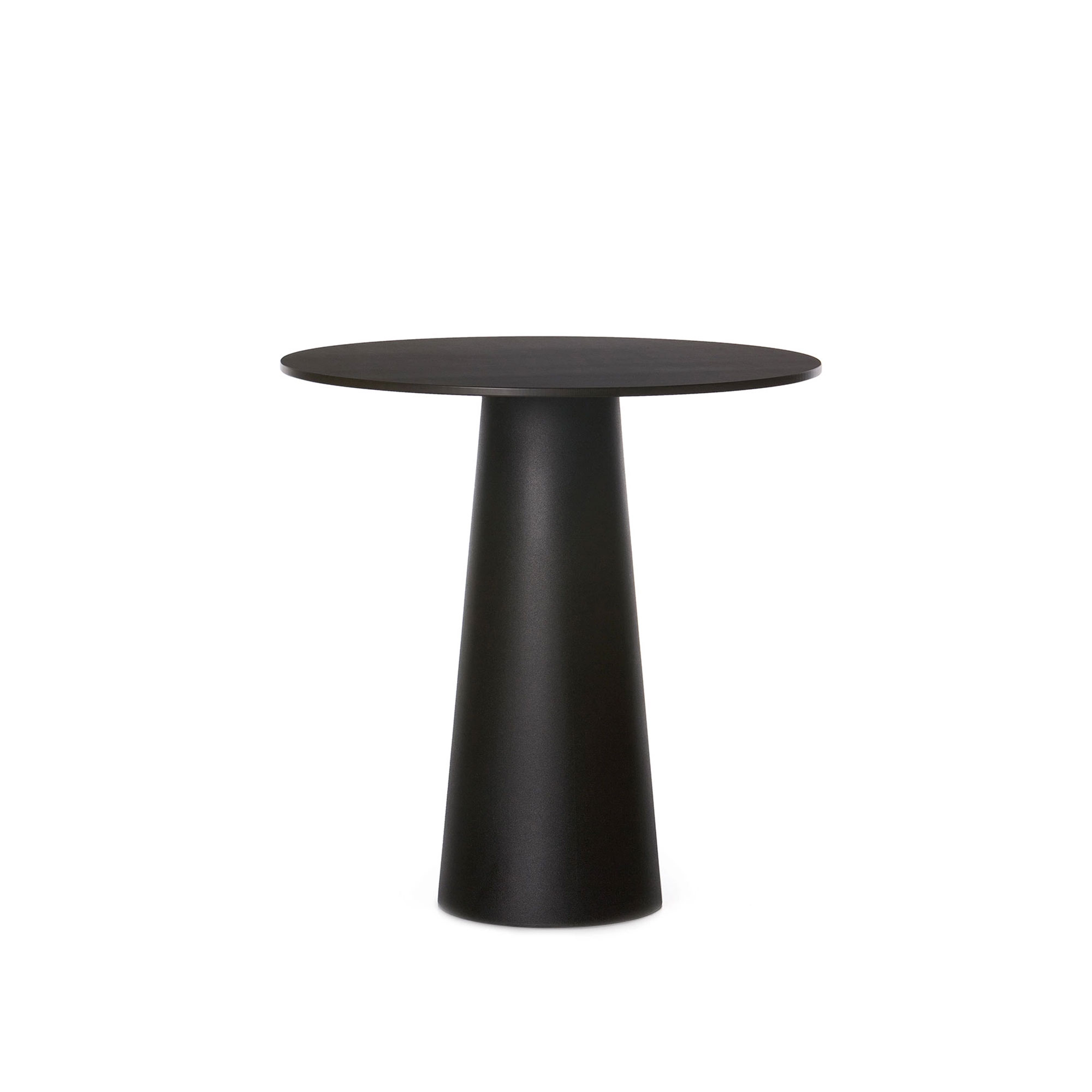 Moooi - Container Table 7130 Ø70, Vit, Svart laminat - Matbord - Marcel Wanders - Vit - Laminat/Plast