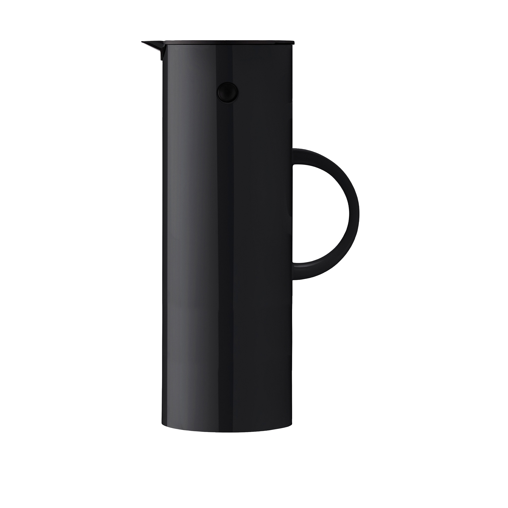 Stelton - EM77 Termoskanna 1 L, Black - Termosar - Glas/Plast