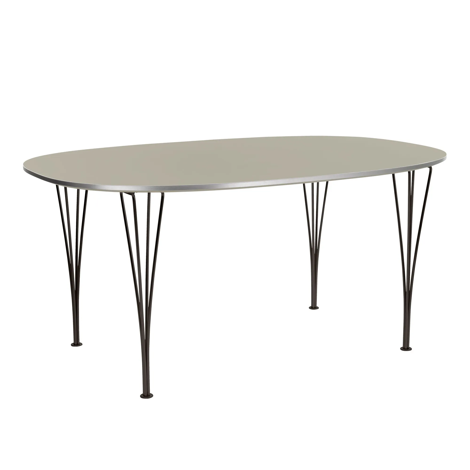 B611 Superellips matbord 90 x 135 cm Black