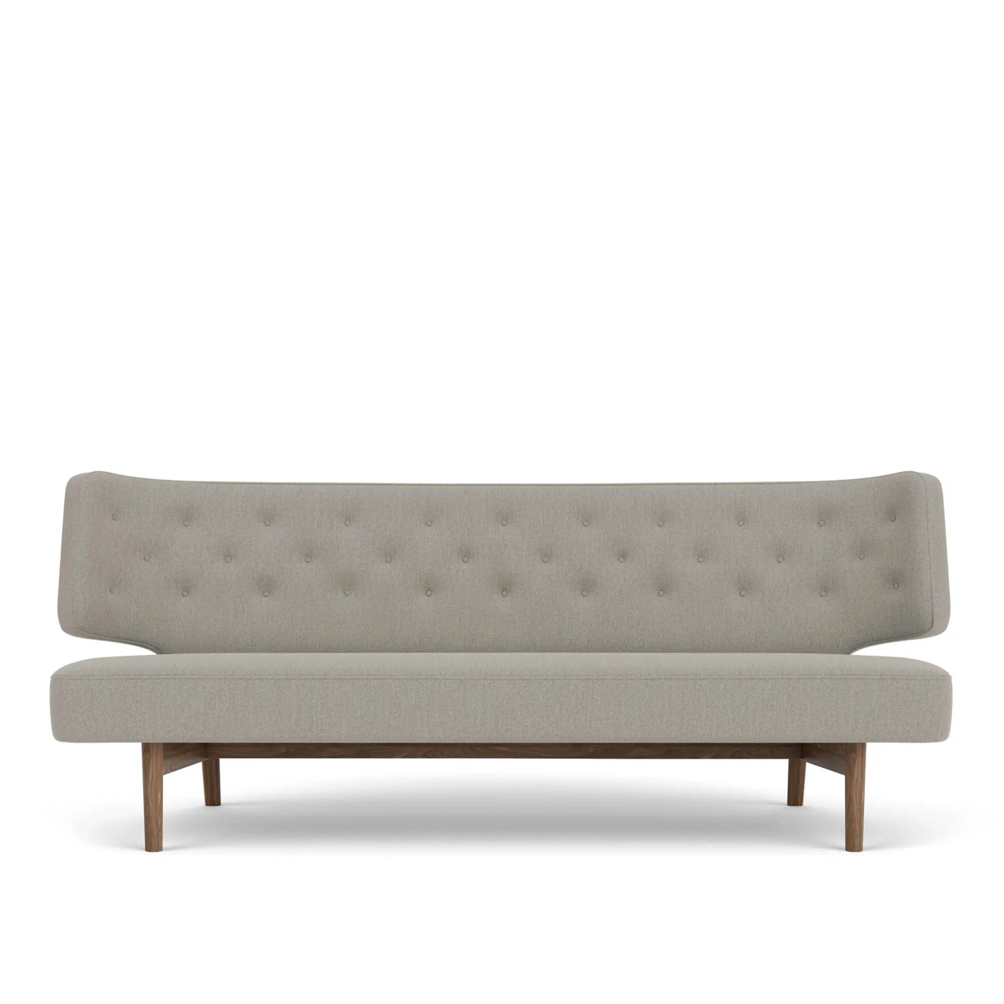 Radiohus 2-seters sofa valnøtt