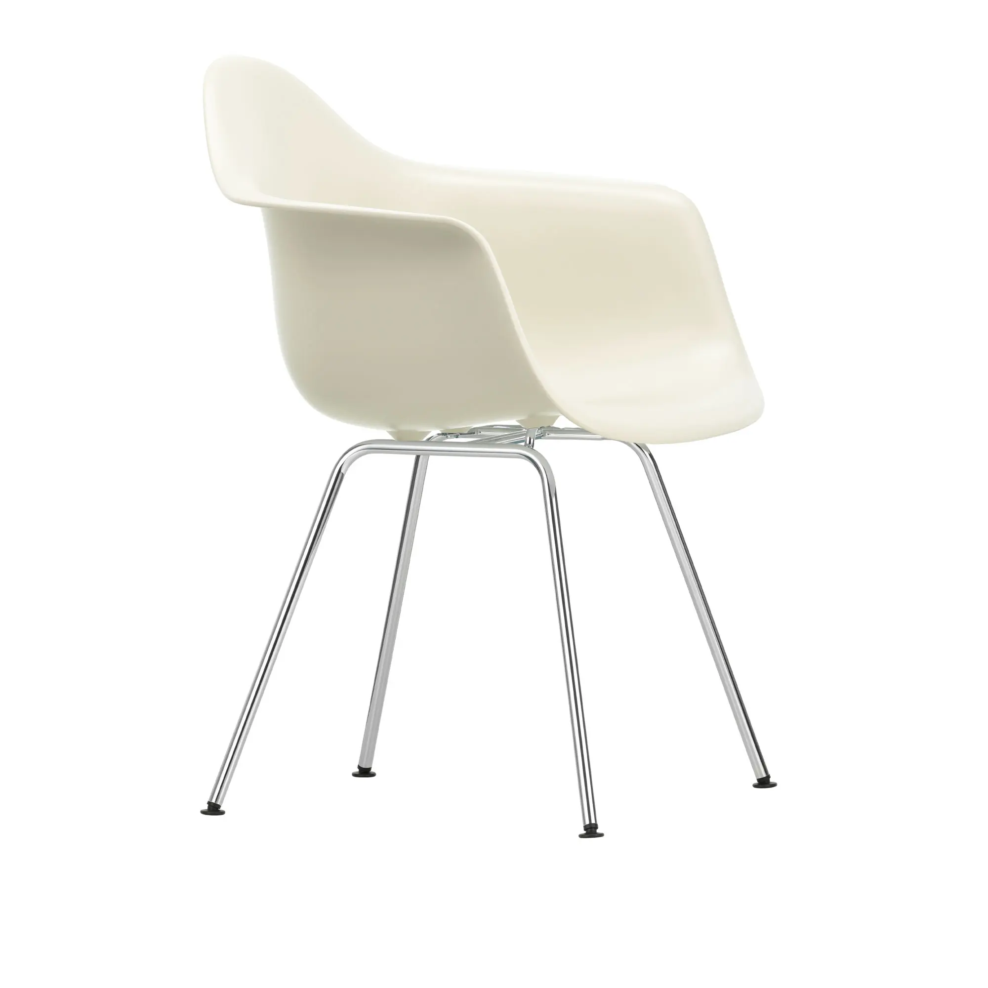 Eames RE Plastic Armchair DAX matstol Chrome
