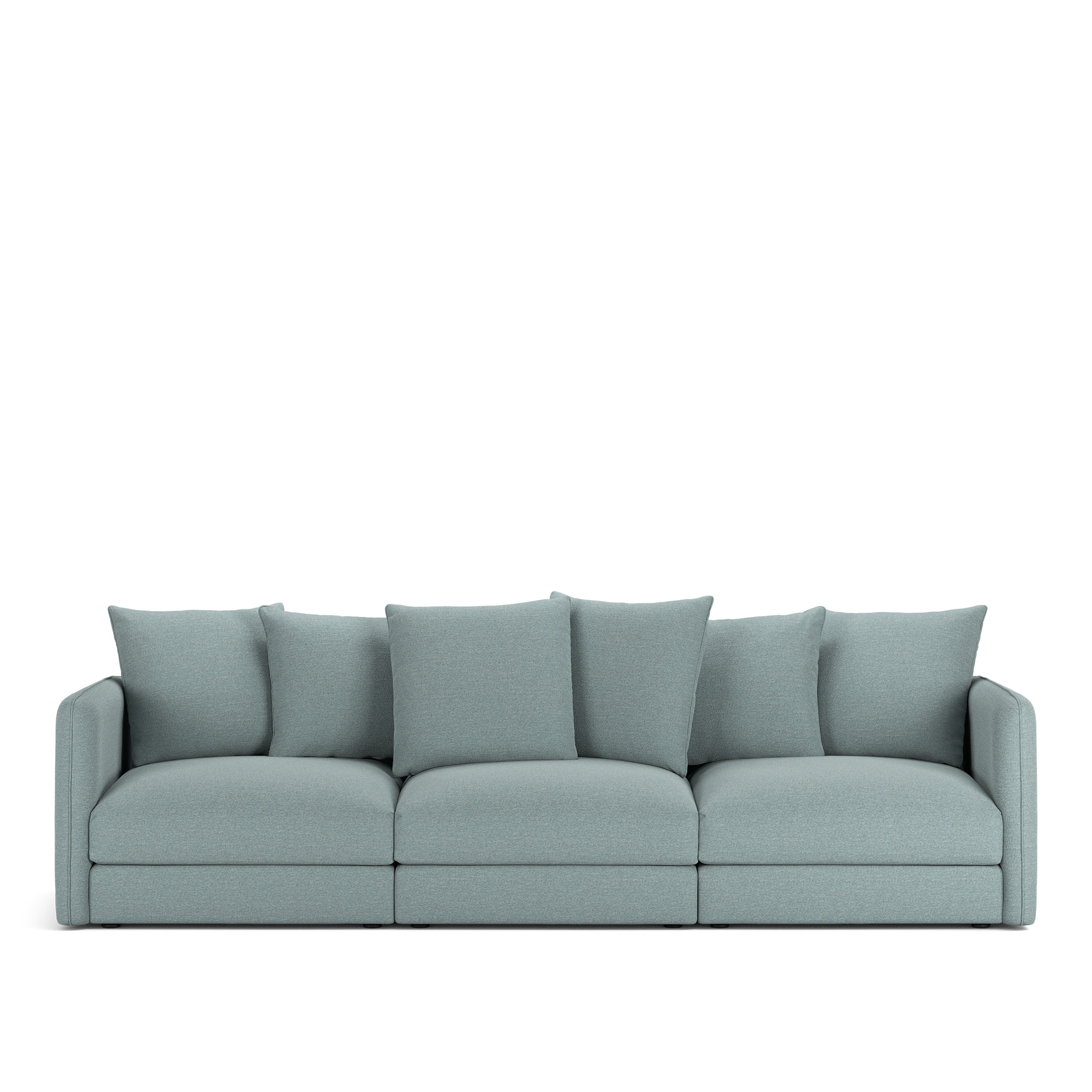 NOGA - Pavarotti 3-Seater, Removable Cover, Cushion Variant 01, Lario 12 - Soffor - Bl&aring;