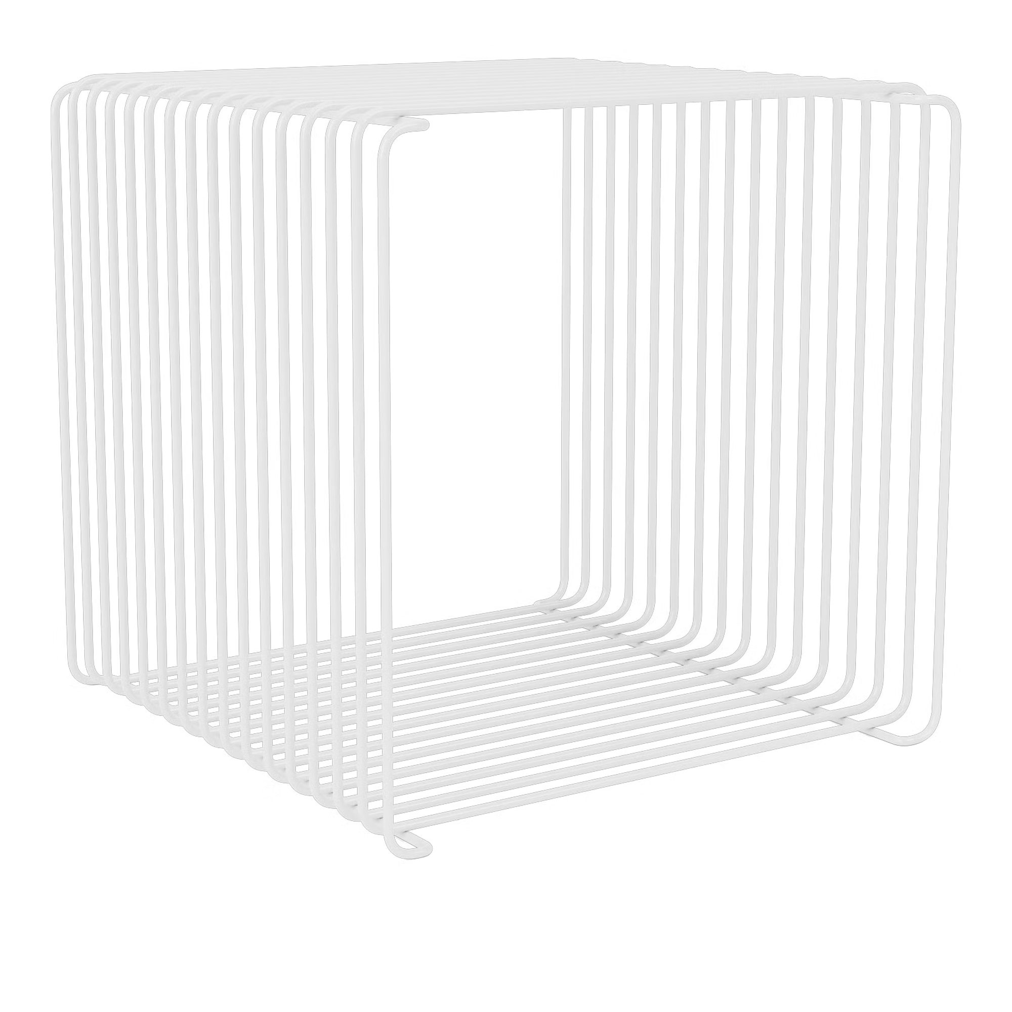 Montana - Panton Wire Single hylla 35 cm snow - Hyllor & Hyllsystem - Verner Panton - Vit - Metall | Möbler - Förvaring Och Hyllor - Hyllor & Hyllsystem | Möbelexperten