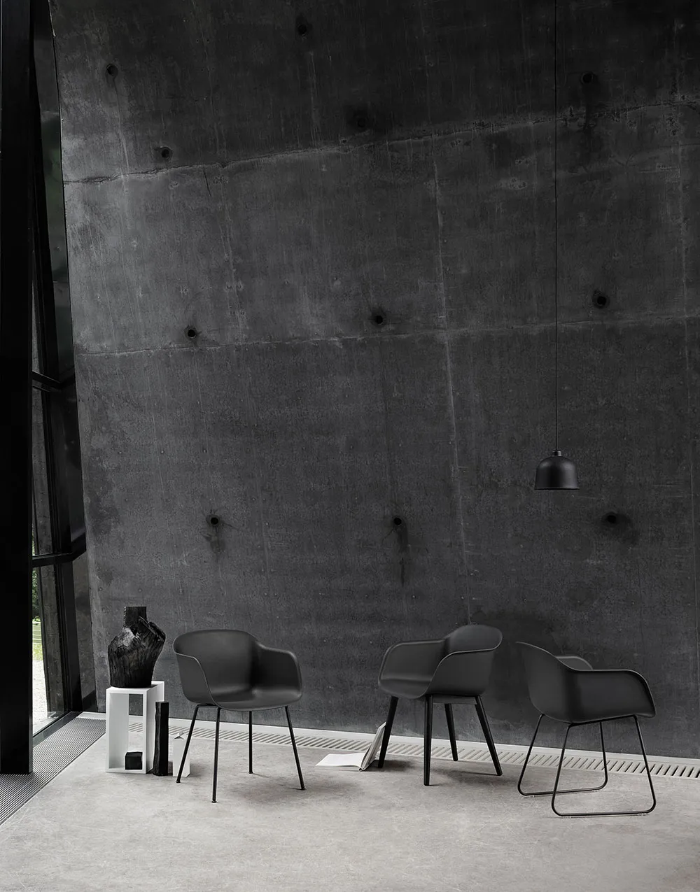 Fiber Armchair Sled base
