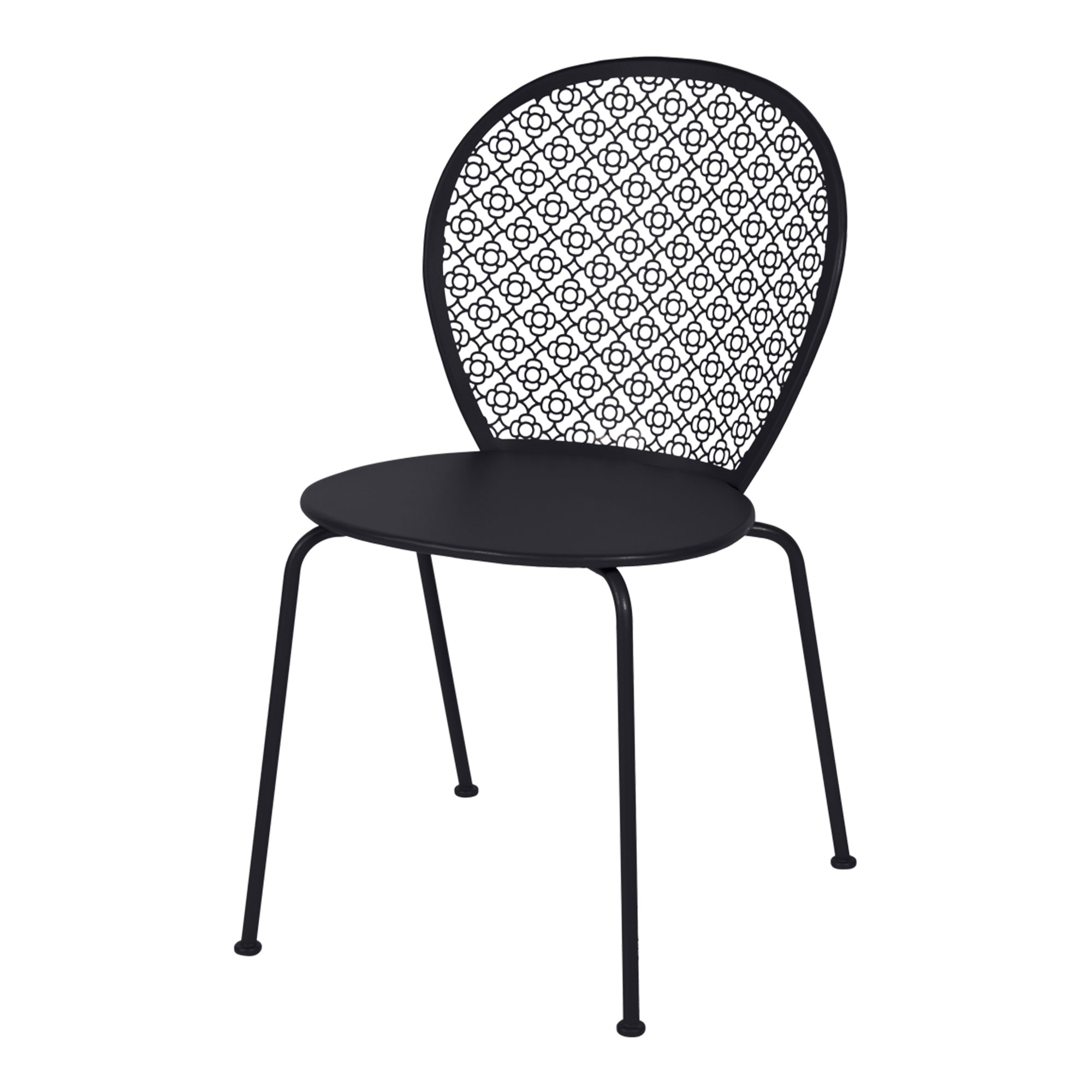 Fermob - Lorette Chair Deep Blue 92 - Matstolar utomhus - Frédéric Sofia - Blå - Metall