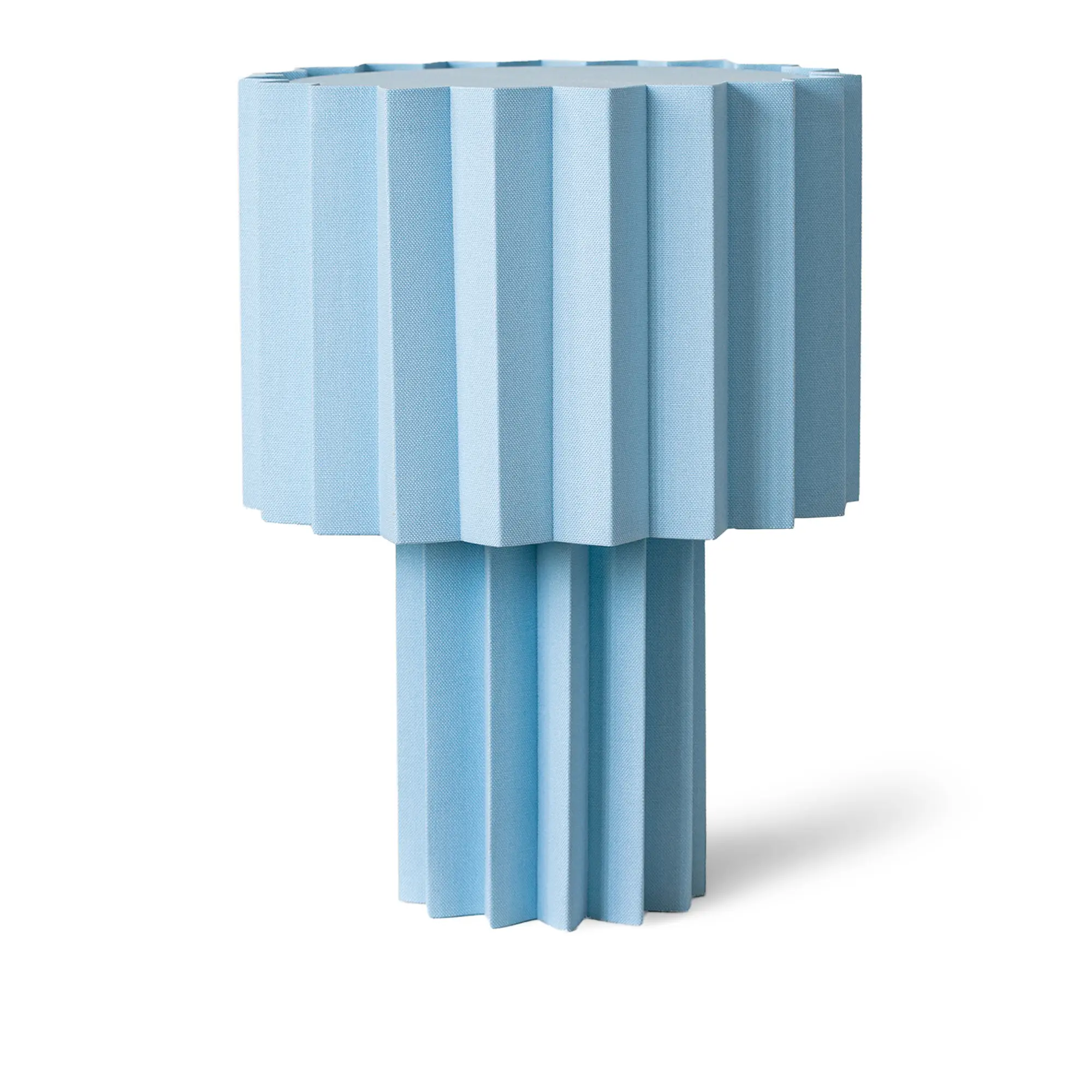 Plissé bordslampa