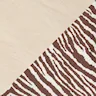 Clear lacquered birch / brown Zebra