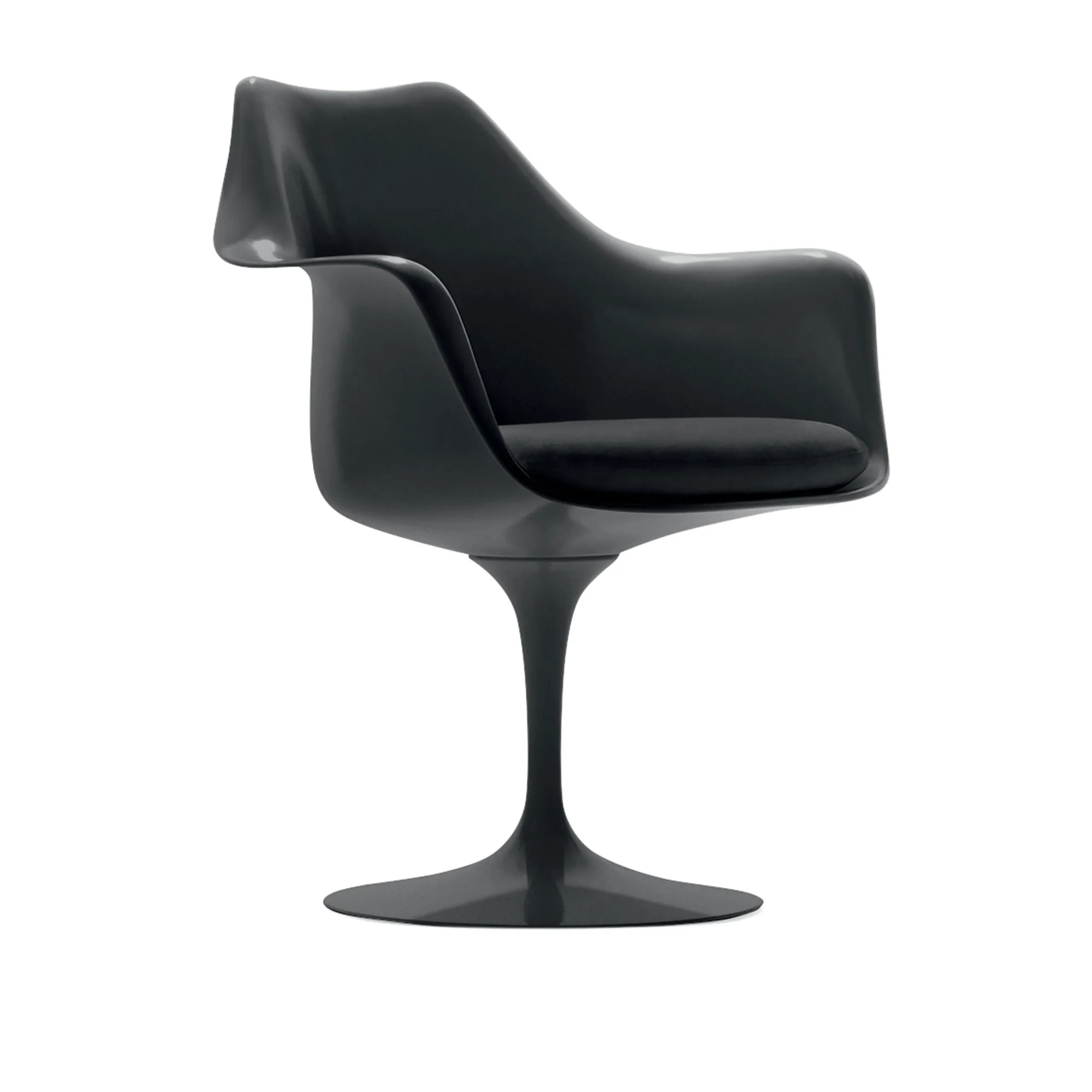 Saarinen Tulip karmstol Black