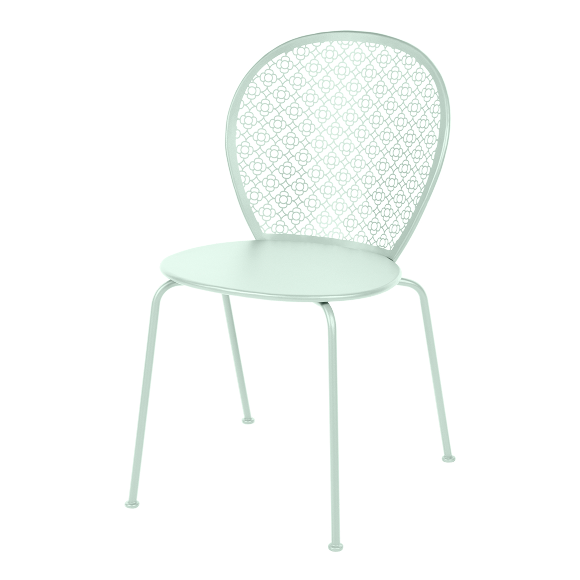 Fermob - Lorette Chair Ice Mint A7 - Matstolar utomhus - Frédéric Sofia - Grön - Metall