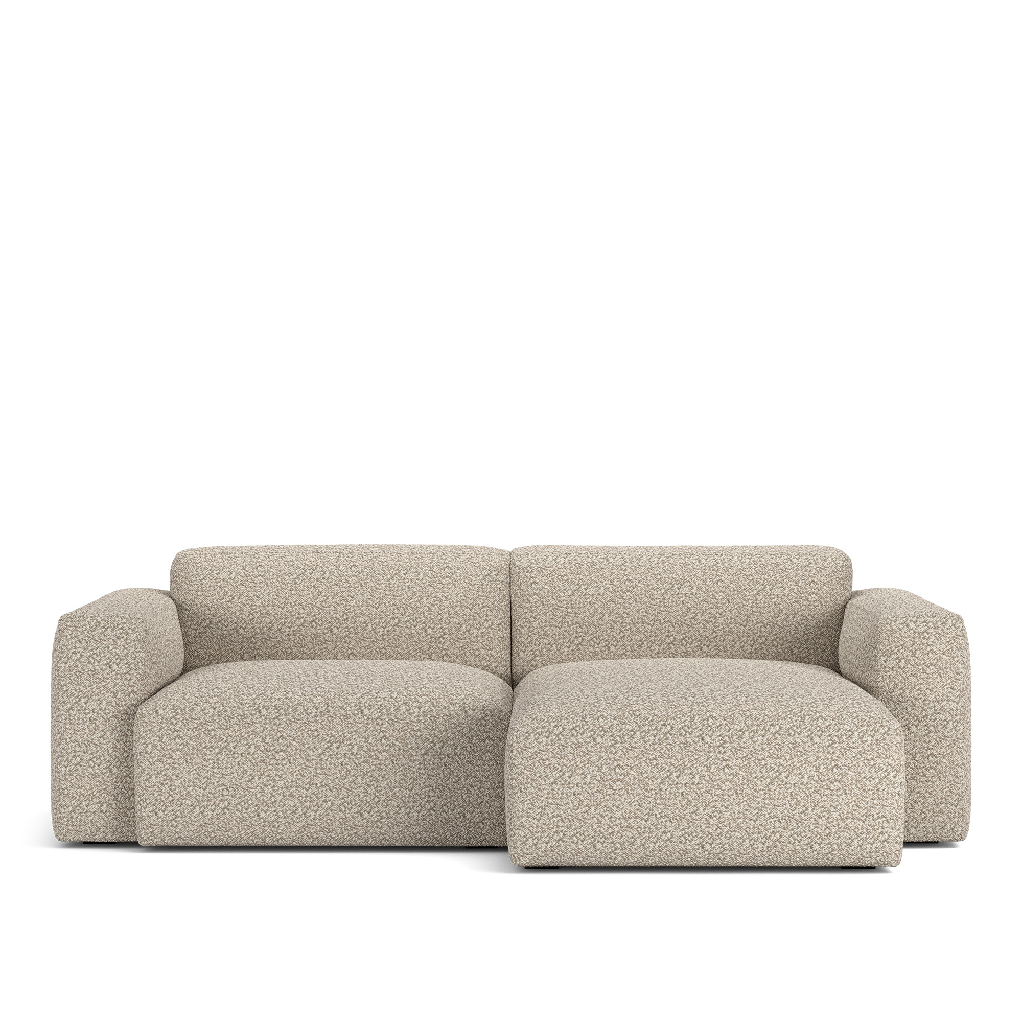 NOGA - Brick 2-Seater Chaise Lounge Right, Vellus 03 - Soffor