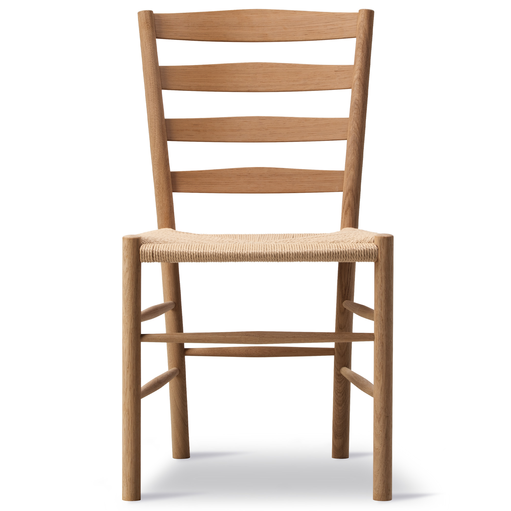 Fredericia Furniture - Klint Chair - Oak oil - Natural paper cord - Matstolar - Kaare Klint - Tr&auml;f&auml;rgad - Tr&auml;
