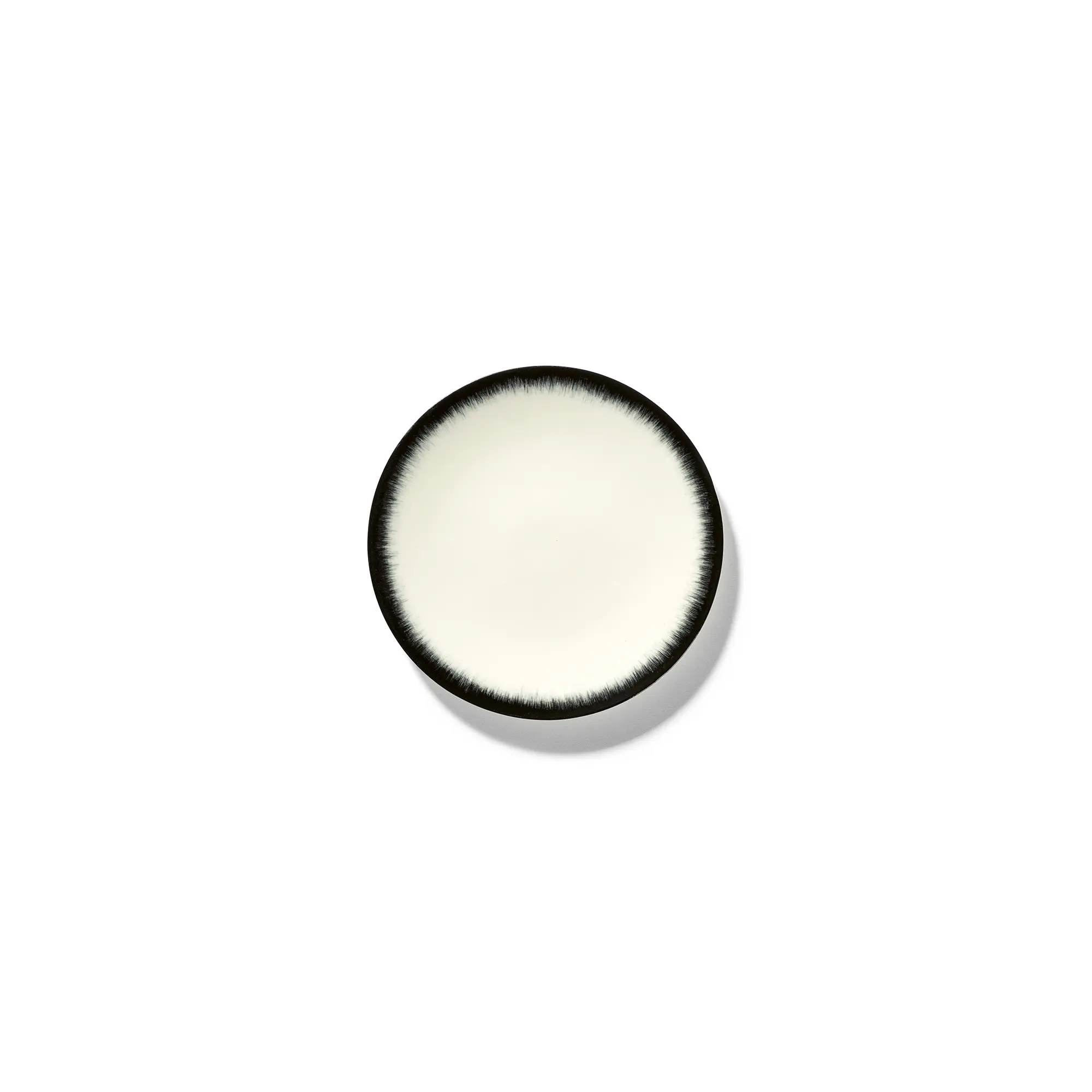 Plate Dé White/Black Var 3