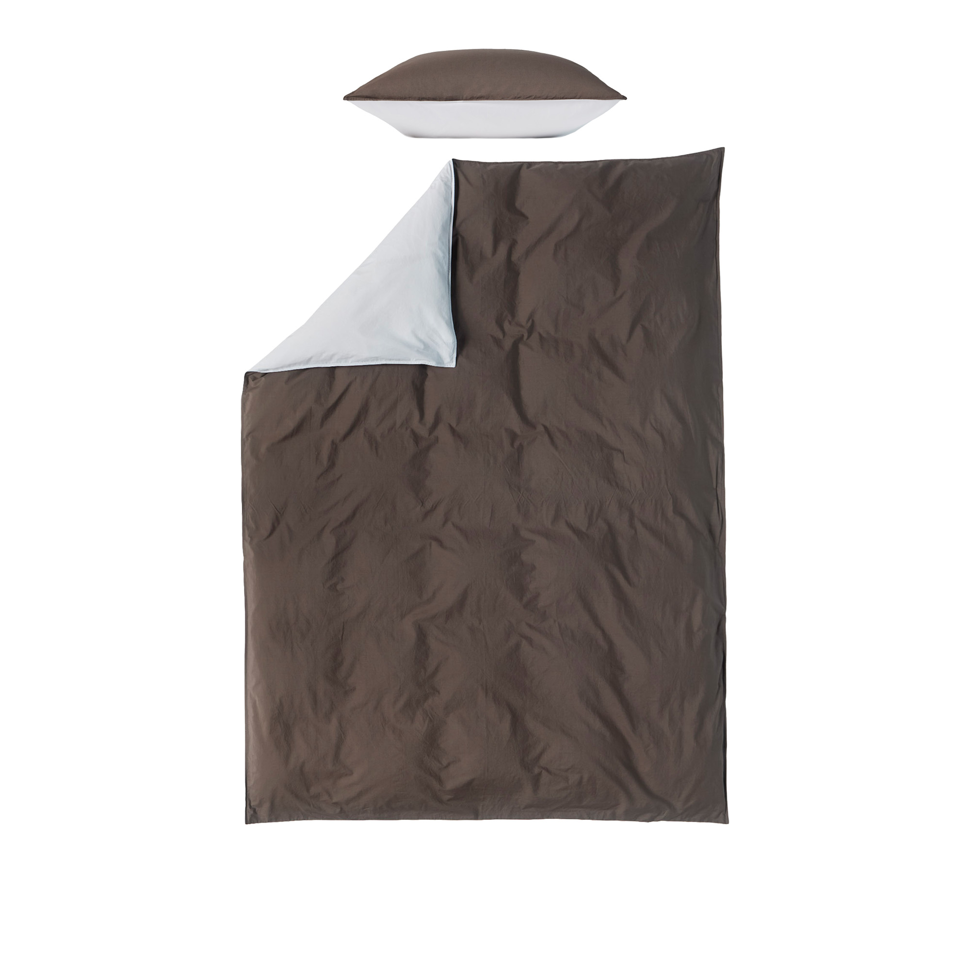 Länna Möbler - L.A. enkel påslakanset brun - Påslakan | Textilier - Sovrumstextilier - Påslakan | Möbelexperten