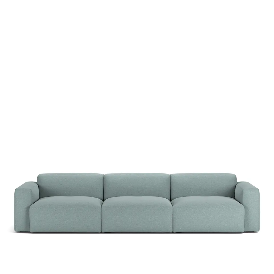 Brick 3-Seater Lario 12 Fixed Upholstery