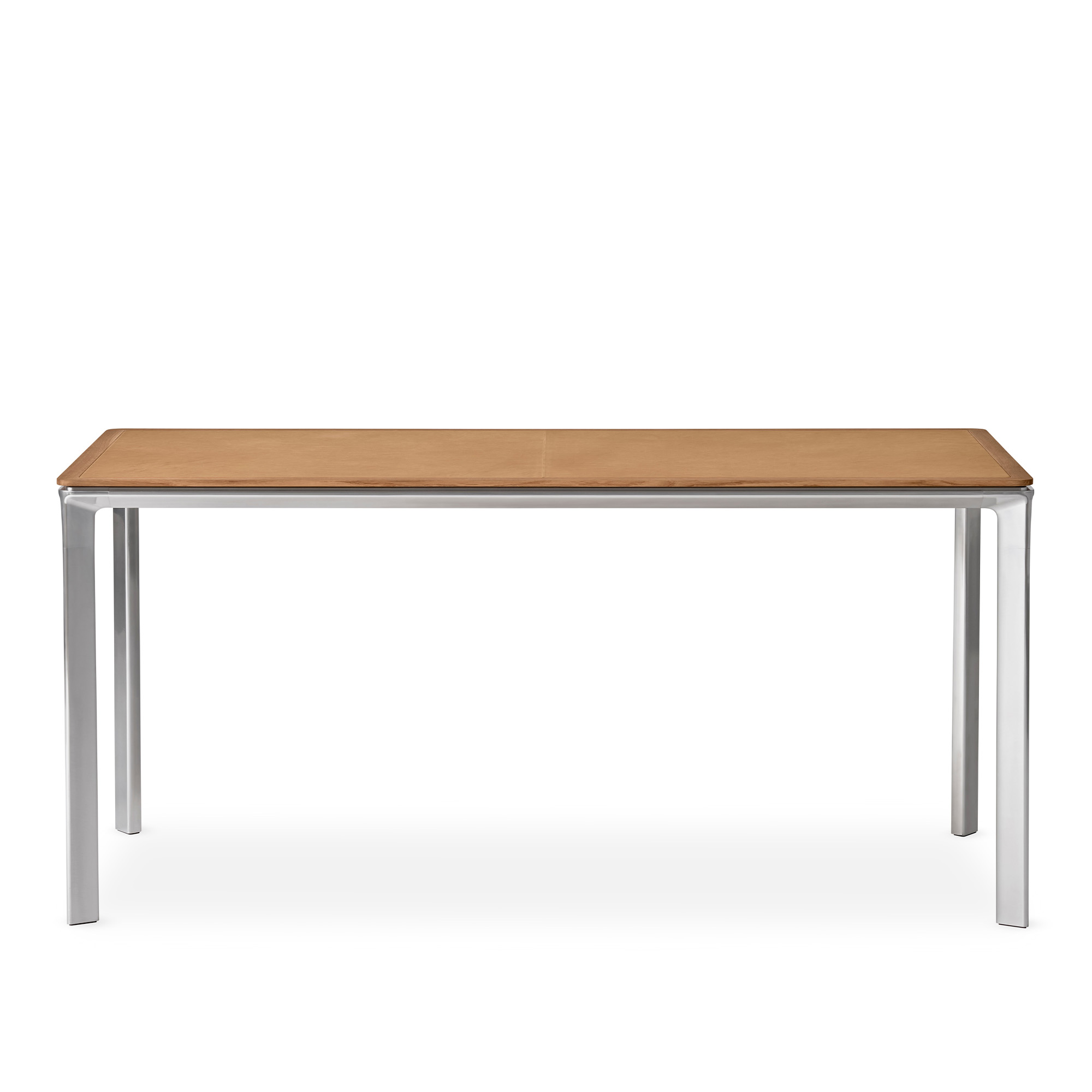 Vipp - Vipp432 Work desk, light oak w. Camel leather - Skrivbord - Beige - Metall