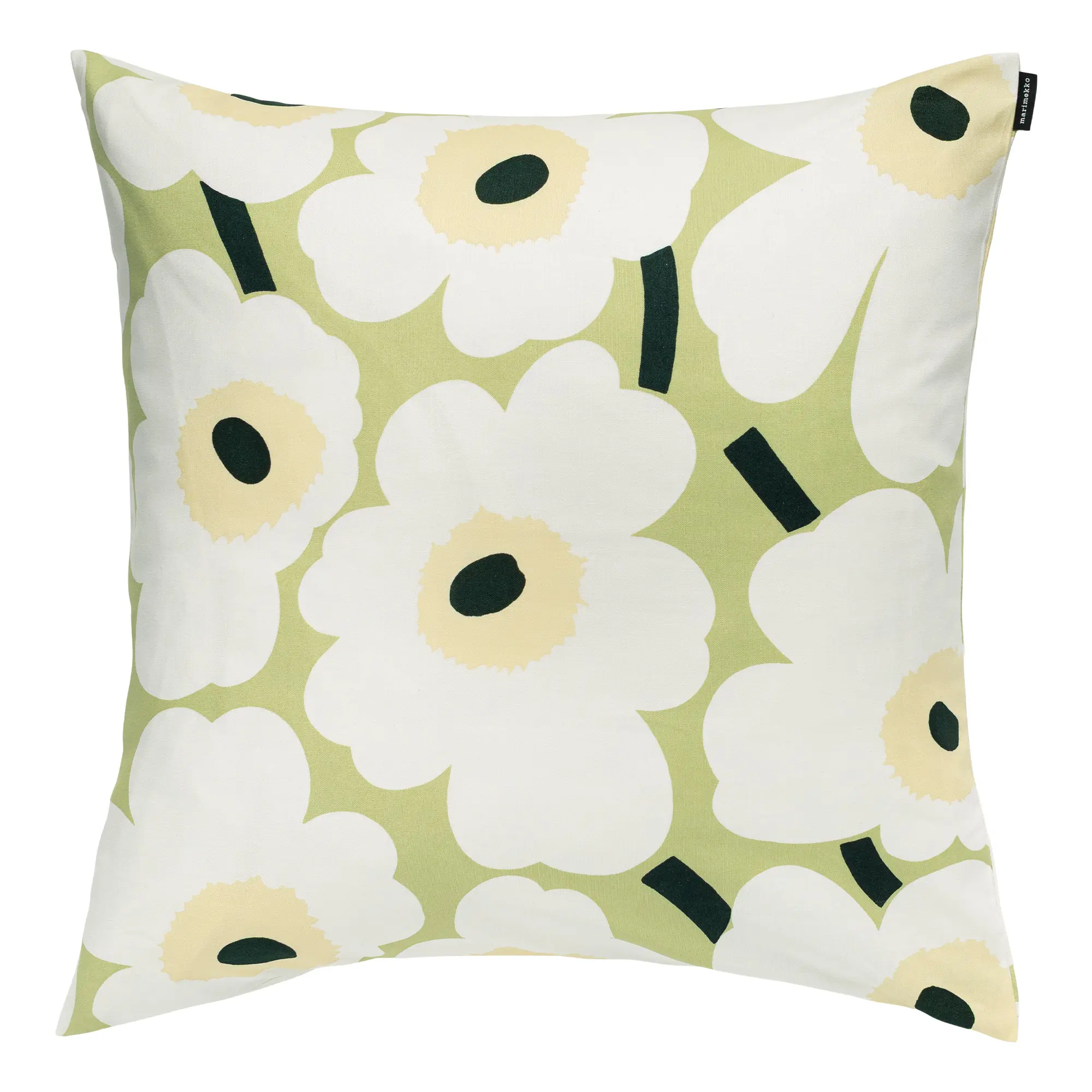 Pieni Unikko Pear Off White Melon kuddfodral 50 x 50 cm