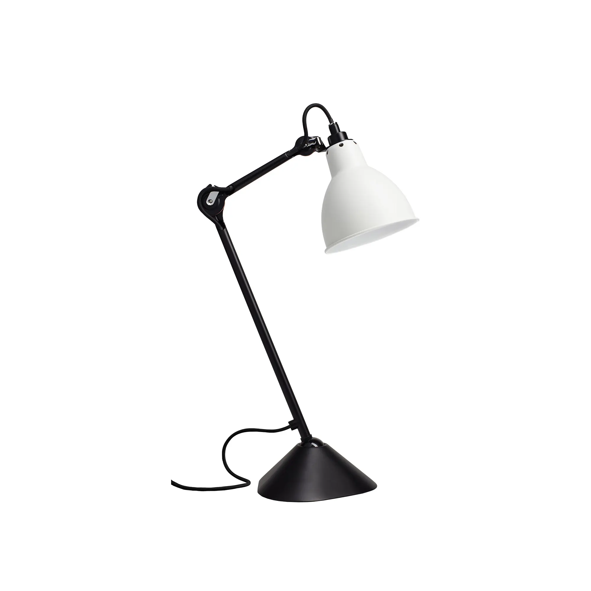 Lampe Gras No205 - Rund - Svart sokkel