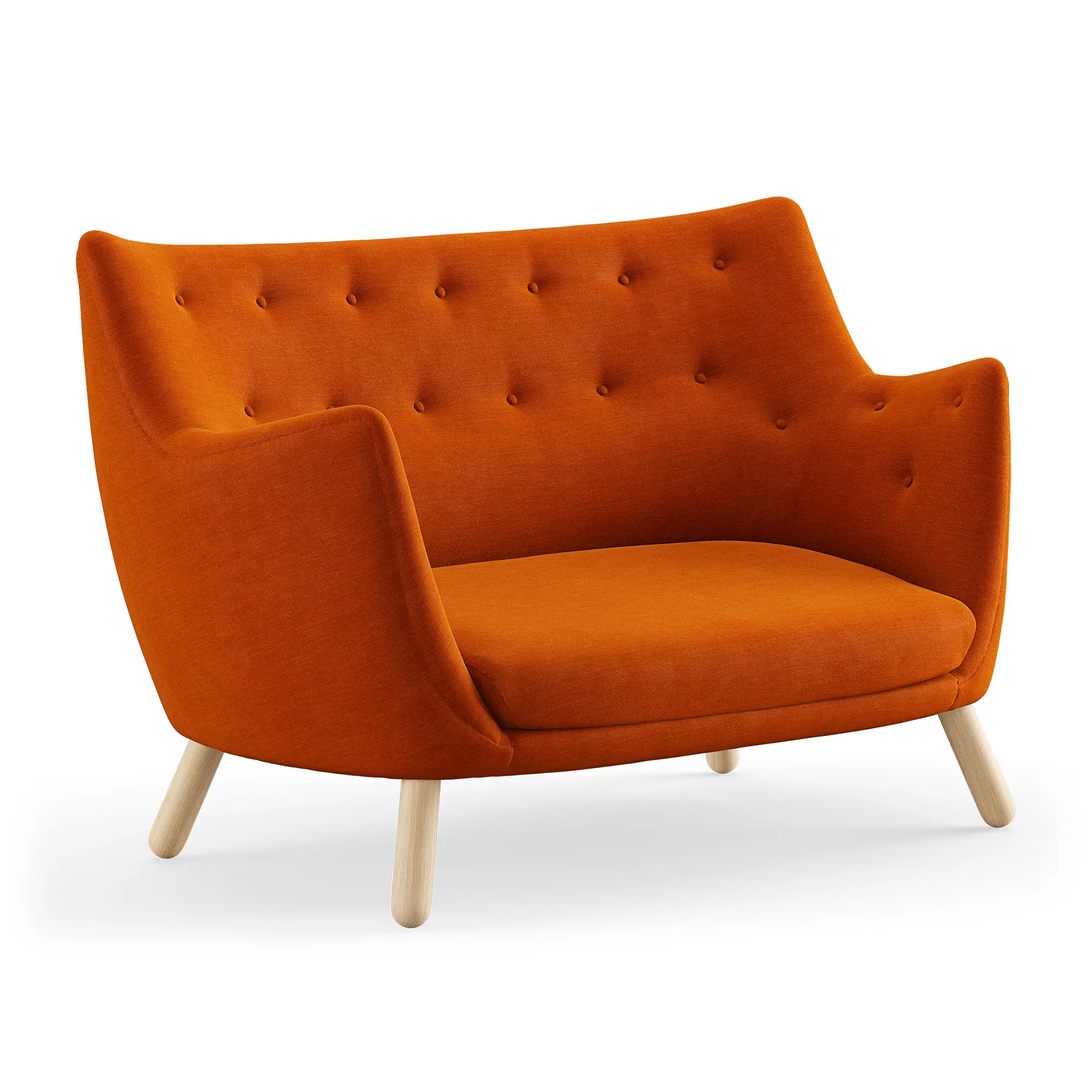 Poet sofa Light oiled oak