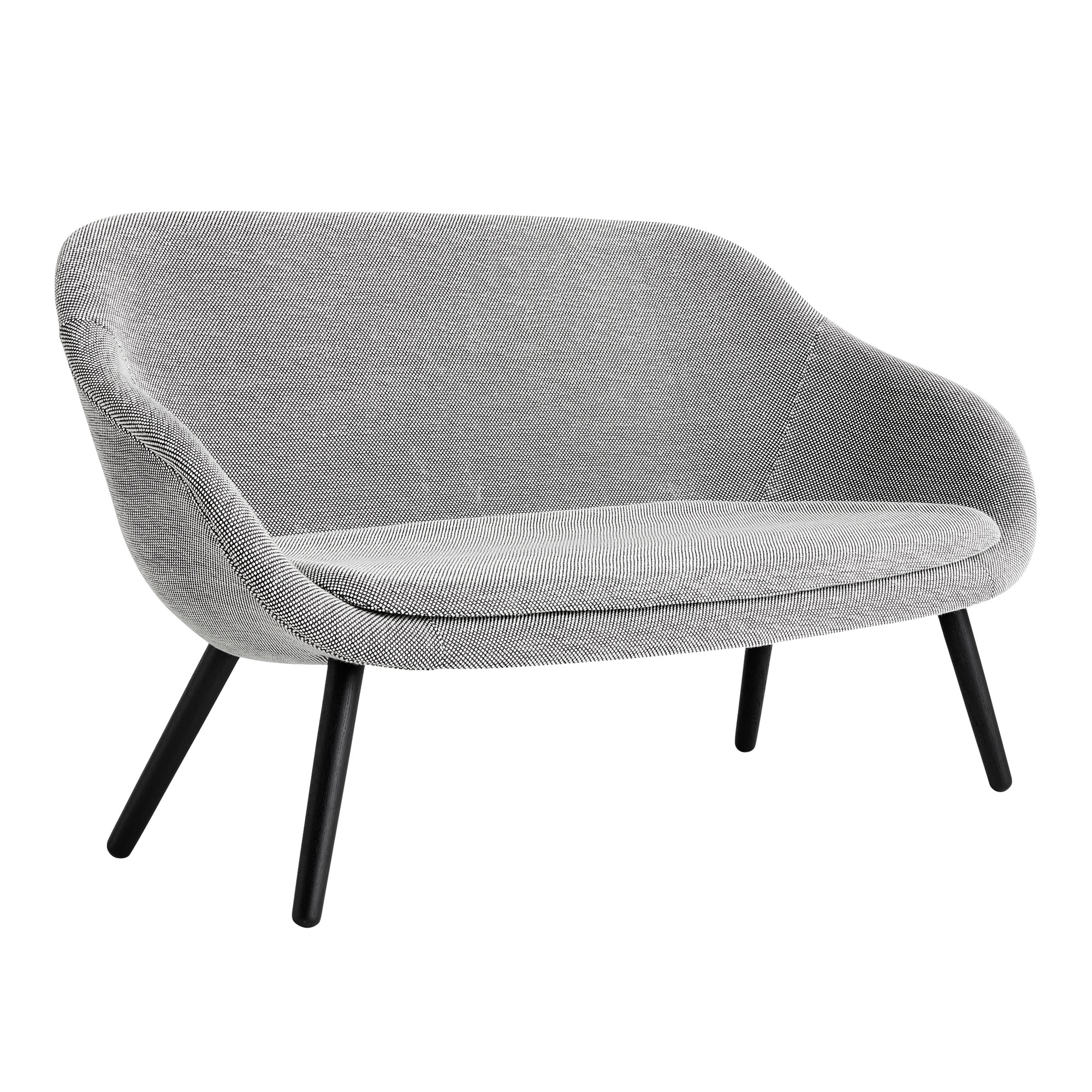 HAY - About a Lounge AAL Sofa with Cushion, Black Oak/Cat.6 Sense Cognac - Soffor - Hee Welling - Brun