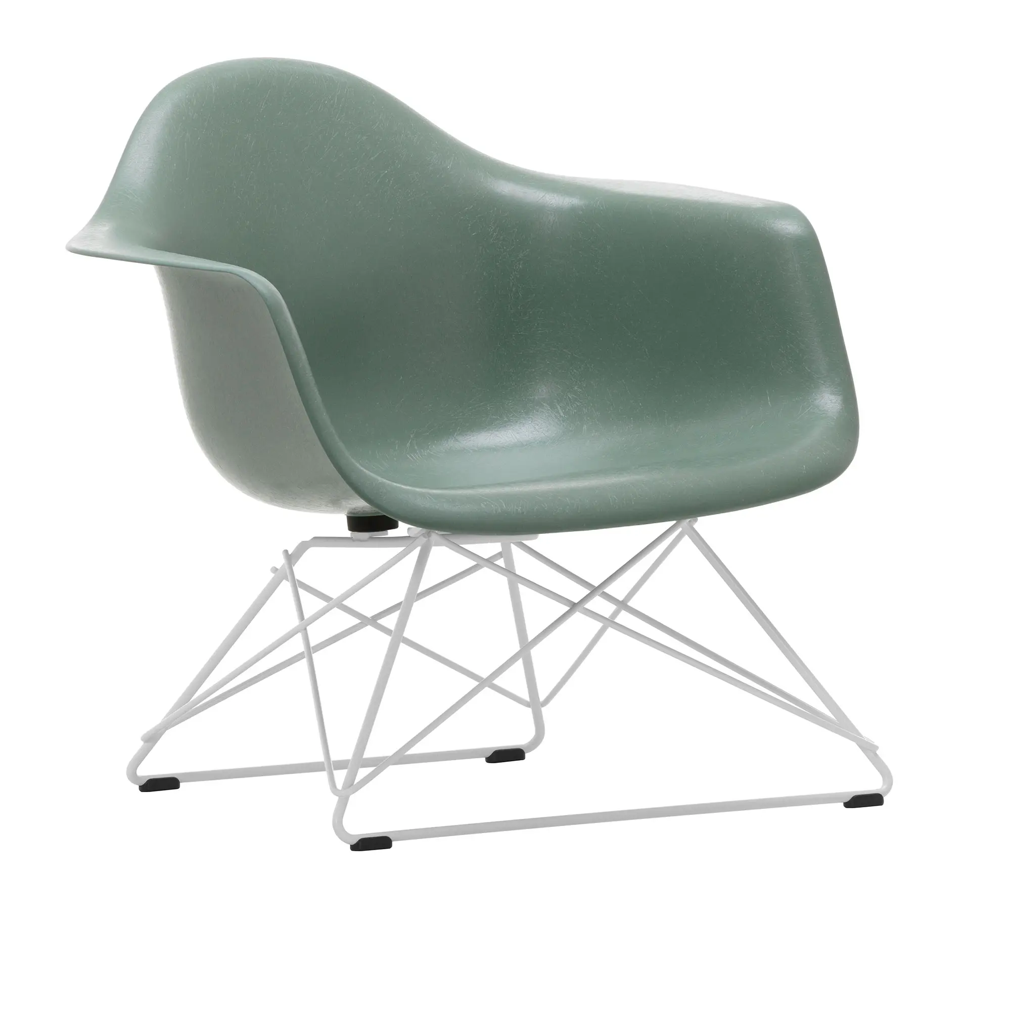 Eames Fiberglass Armchair LAR fåtölj White
