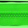 Green zippers