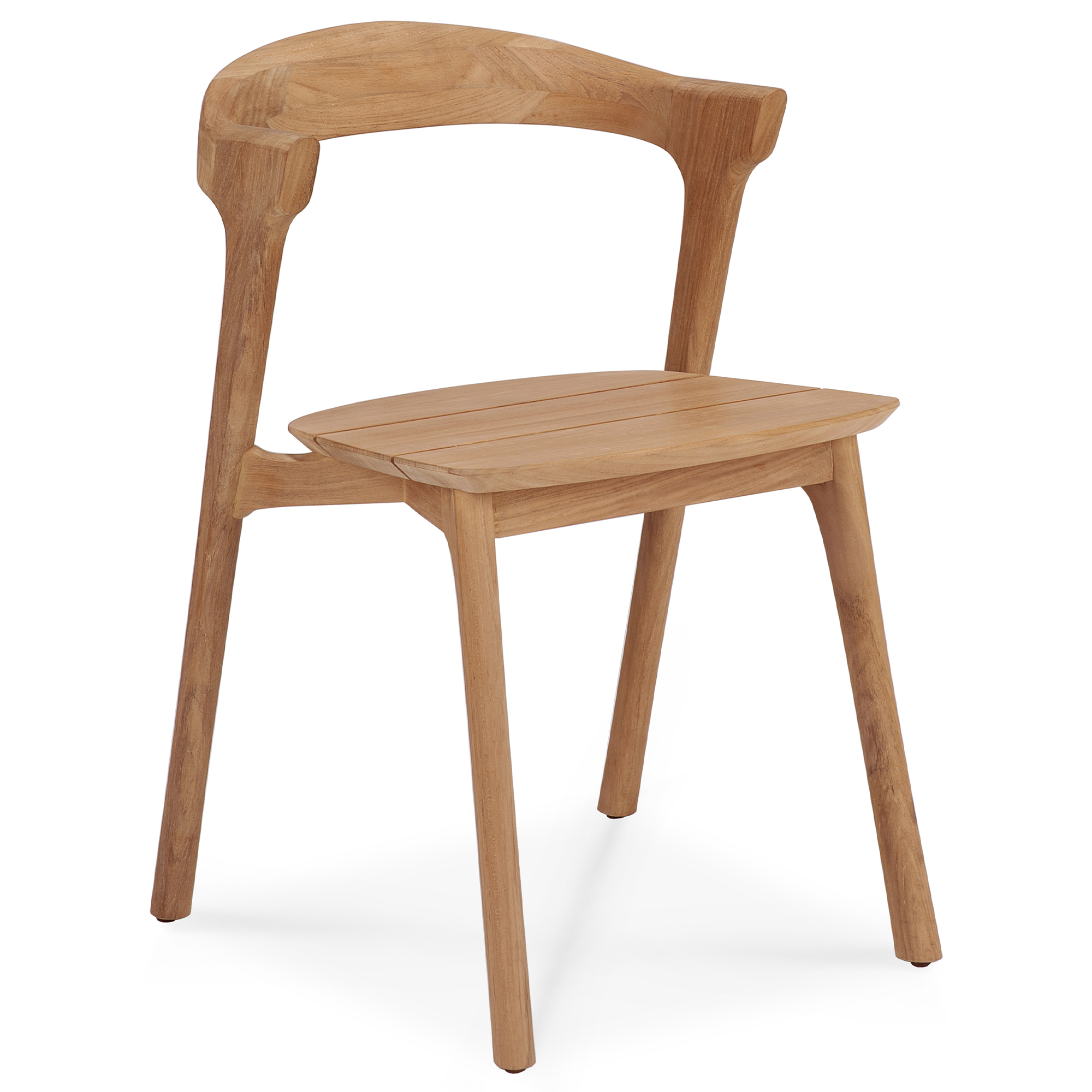 Ethnicraft - Bok Outdoor Dining Chair - Teak - Matstolar utomhus - Alain Van Havre - Träfärgad - Trä | Utemöbler - Utestolar - Matstolar Utomhus | Möbelexperten