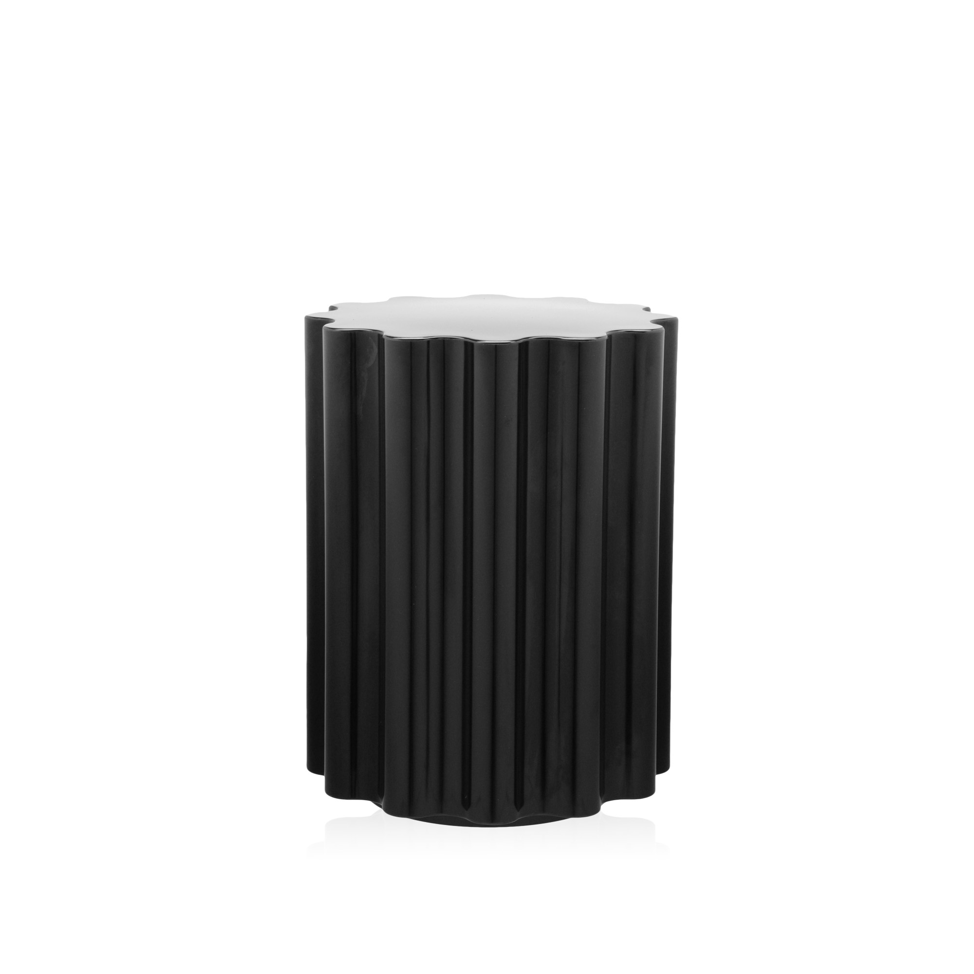 Kartell - Colonna Stool 8853, Black - Sittpallar - Ettore Sottsass - Svart - Plast