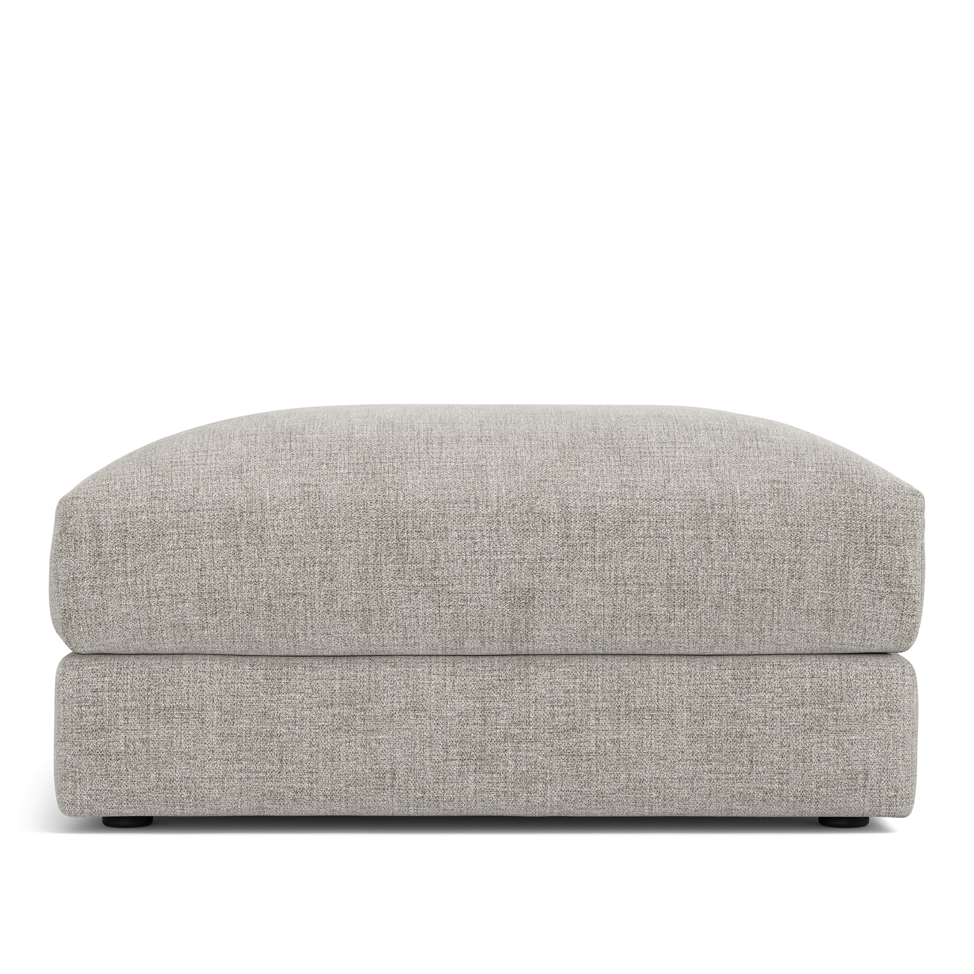 NOGA - Pavarotti Ottoman Sienna 103 Fixed Upholstery - Fotpallar - Dun/Metall/Tr&auml;/Skum