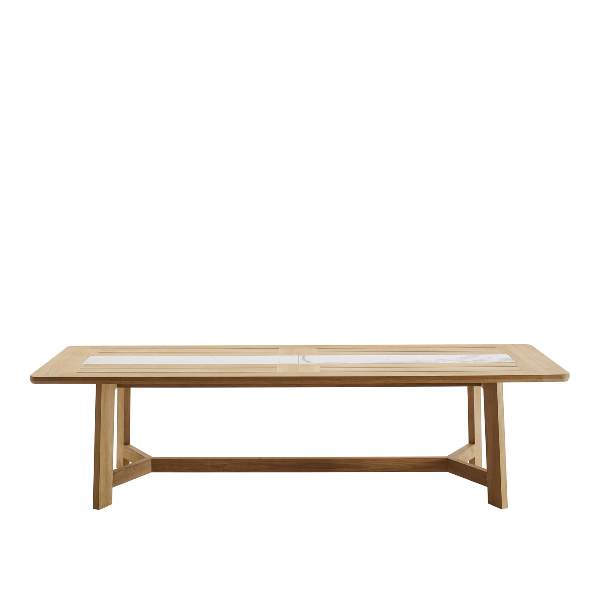 B&B Italia - Ginestra Outdoor Rectangular Table 220 - Matbord utomhus - Antonio Citterio - Metall/Sten
