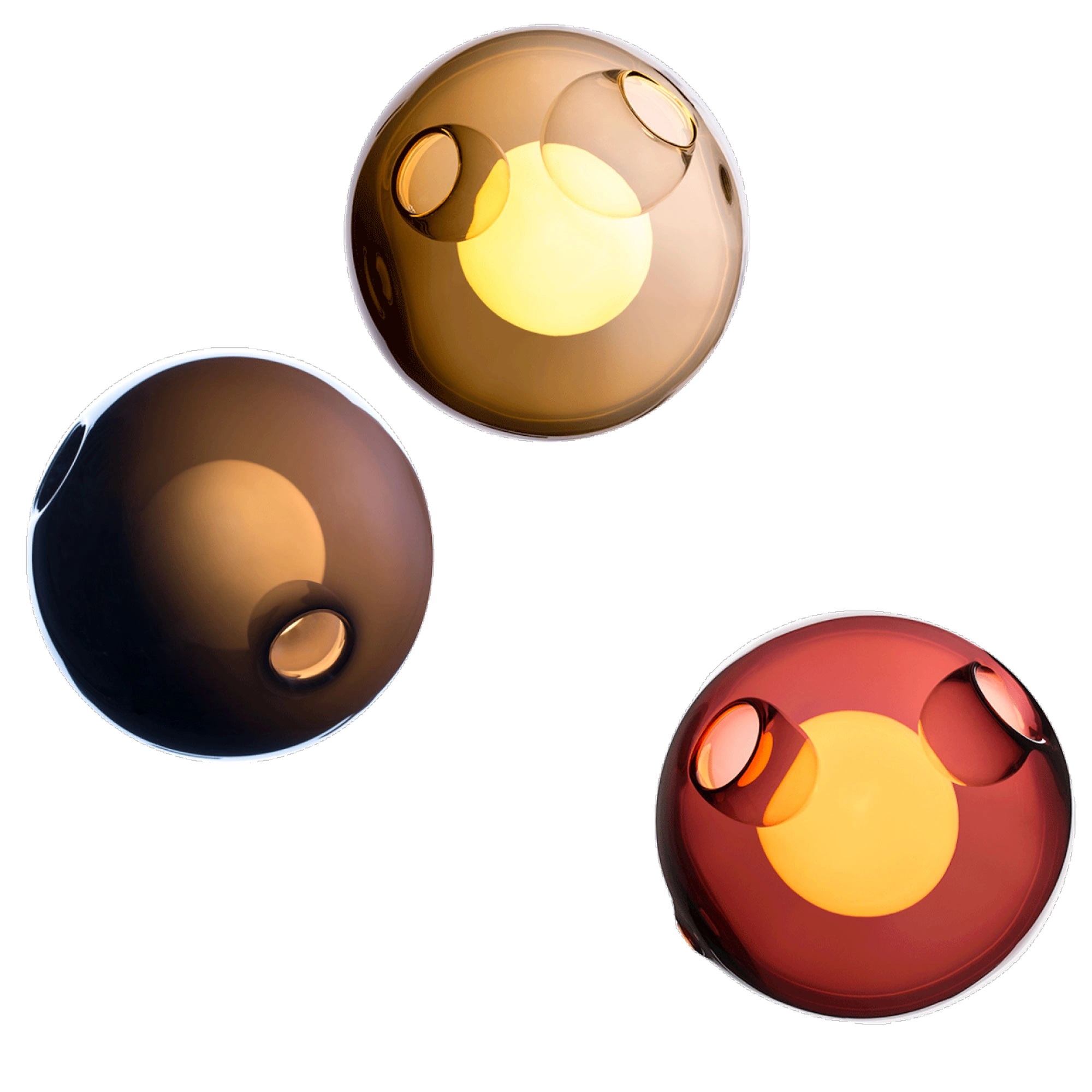 Bocci - 28.3 Random, Multi - 10 Xenon - Pendellampor - Omer Arbel - Flerfärgad