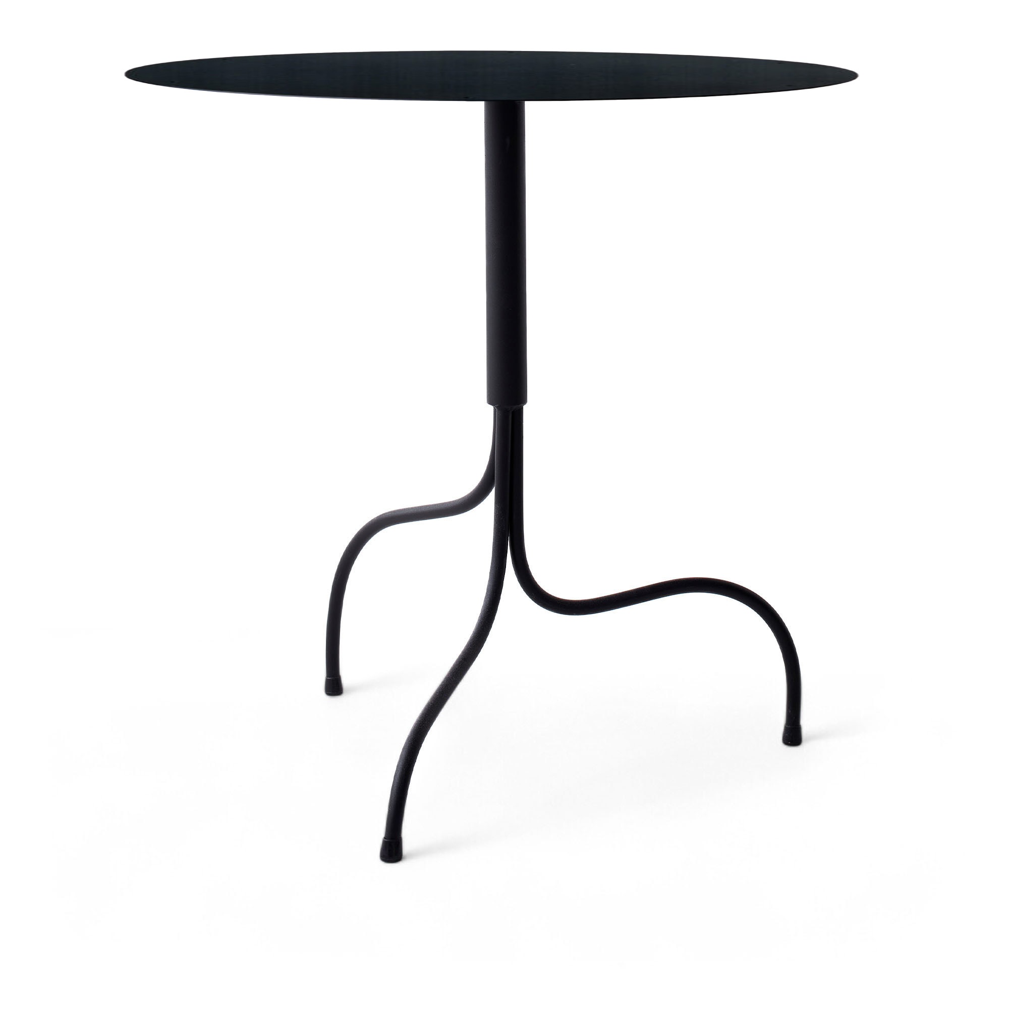 ingridsdotter - liv bord rund stål - matbord - jonas bohlin - svart - metall