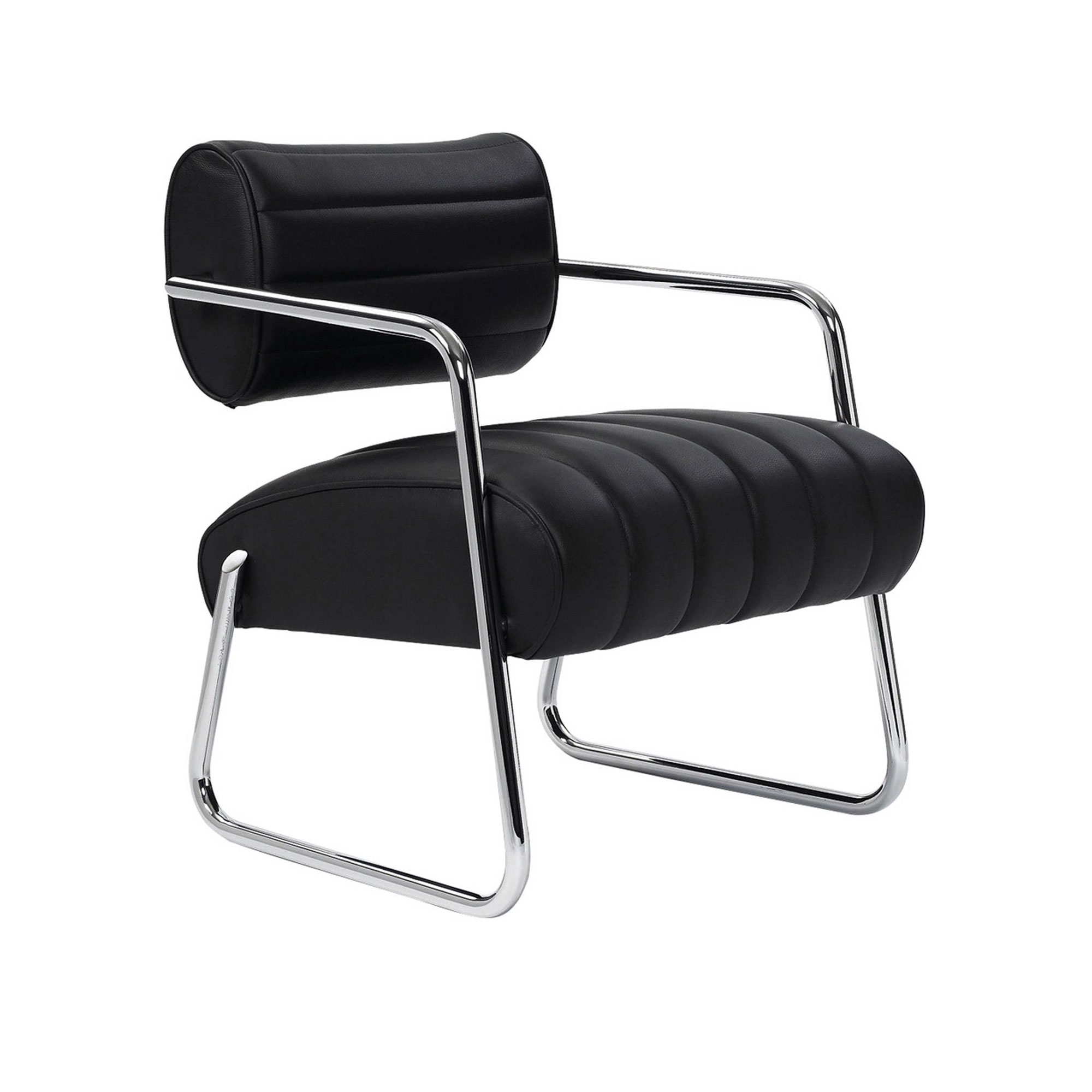 ClassiCon - Bonaparte, Förkromad stål, Tyg: Harald 2-792 - Fåtöljer - Eileen Gray - Blå - Metall/Textilmaterial