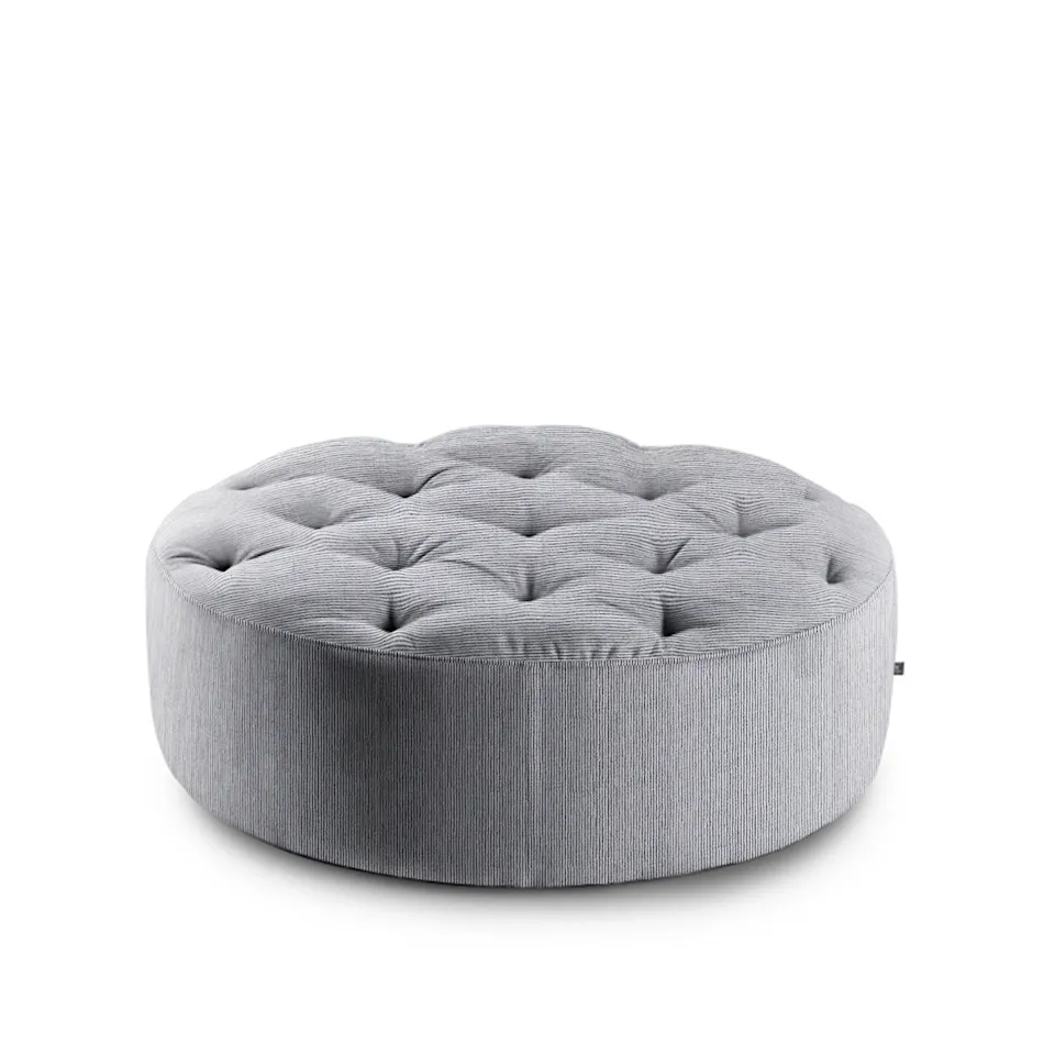 Wheel sittpuff flera knappar Ø 120 cm