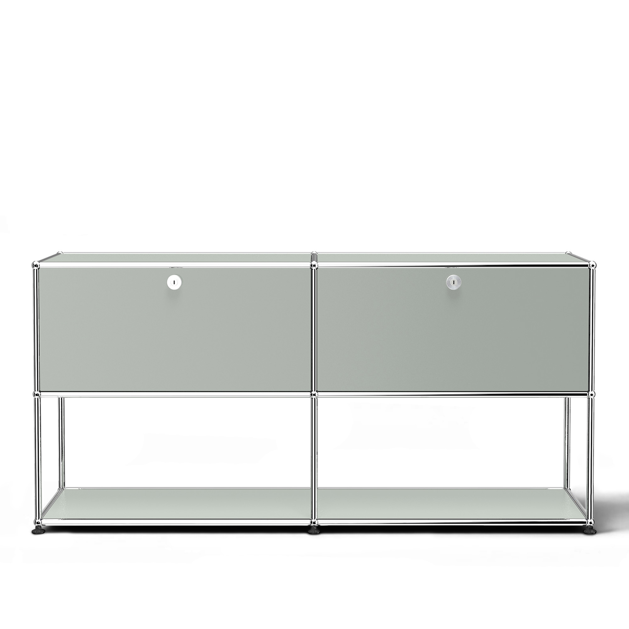 USM - USM Haller 40 Sideboard Light Grey - Sk&auml;nkar och sideboards - Fritz Haller & Paul Sch&auml;rer - Gr&aring; - Metall