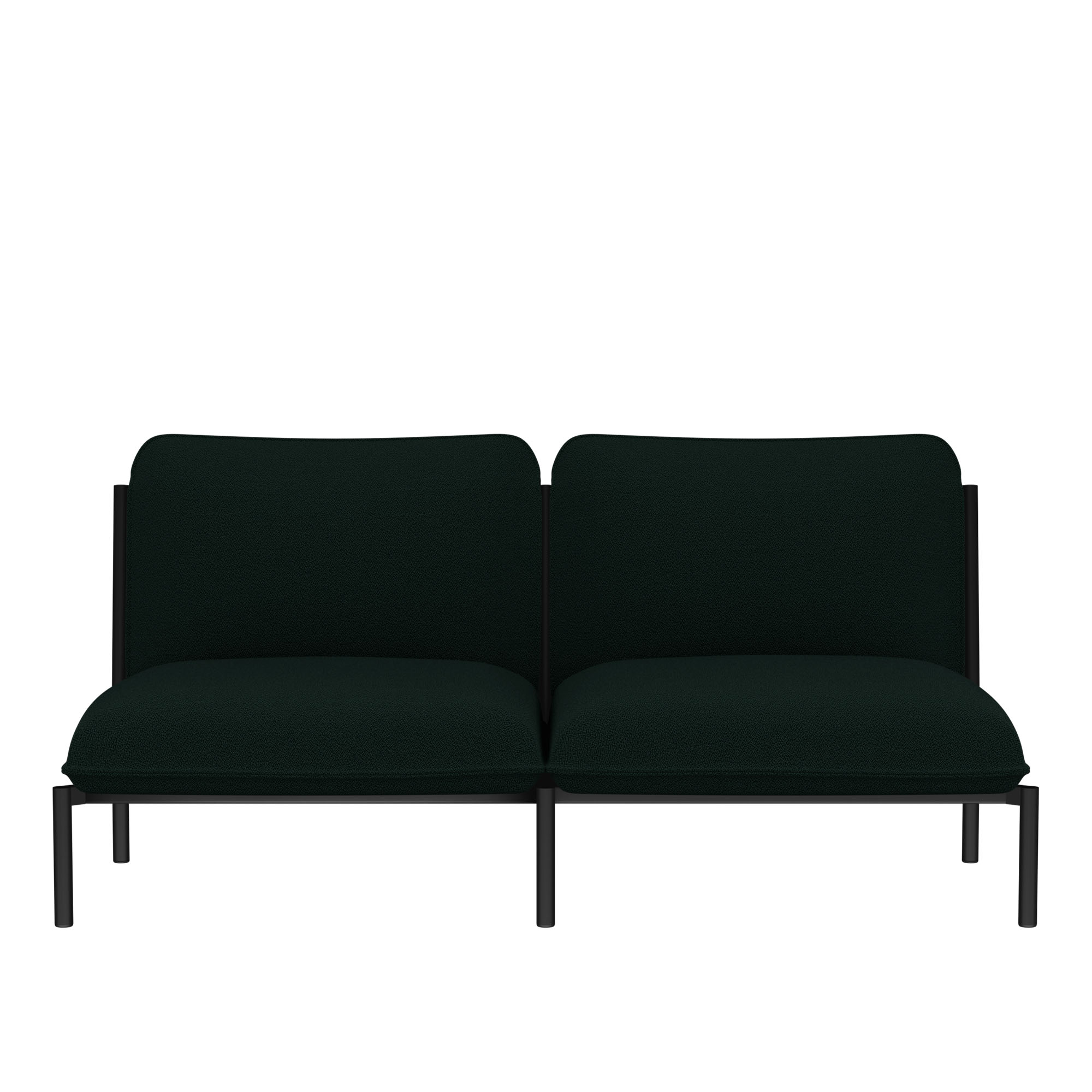 HEM - Kumo 2-seater Sofa - Pine - Soffor - Anderssen & Voll - Grön - Metall/Syntetiskt/Skum/Ull