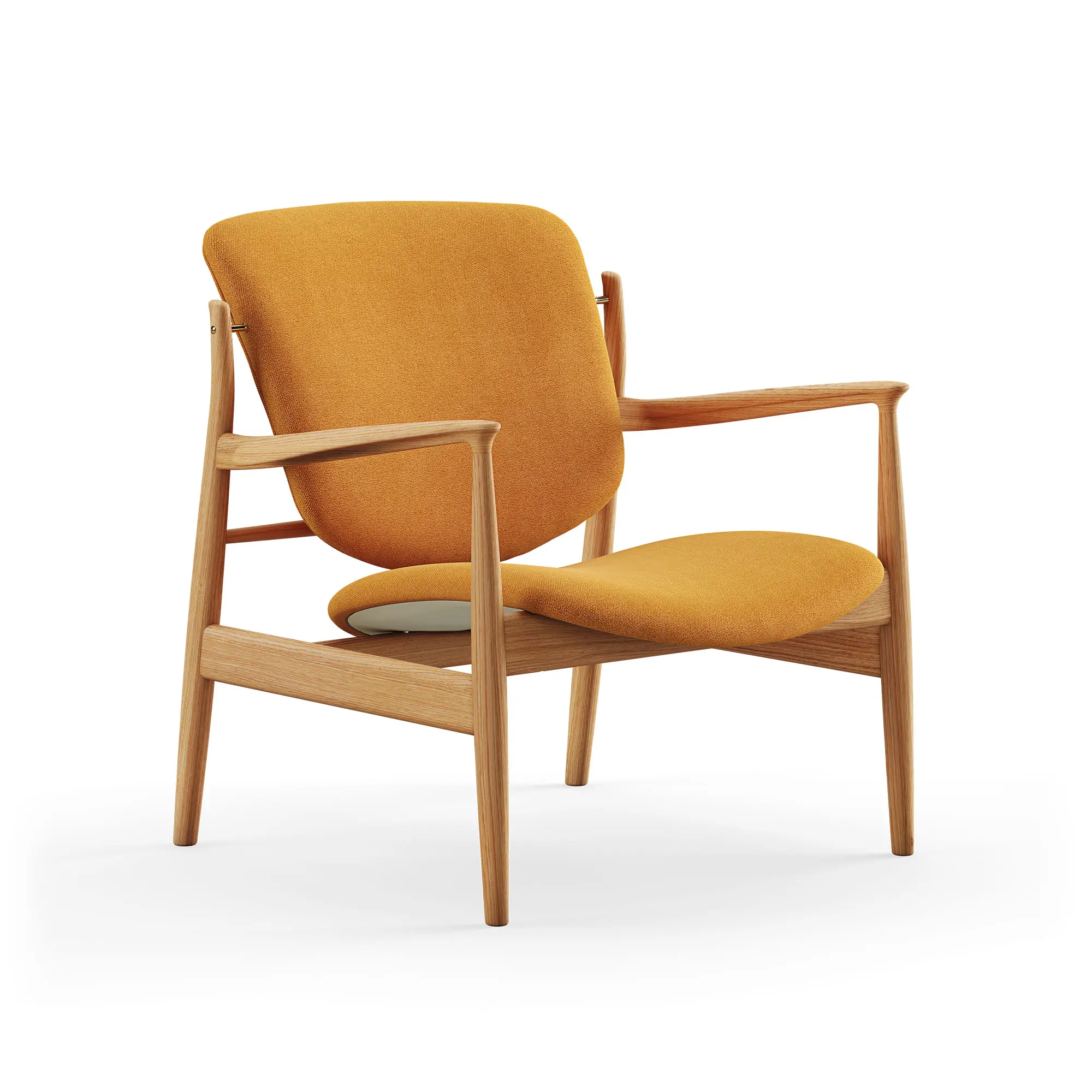 France fåtölj Dark oiled oak