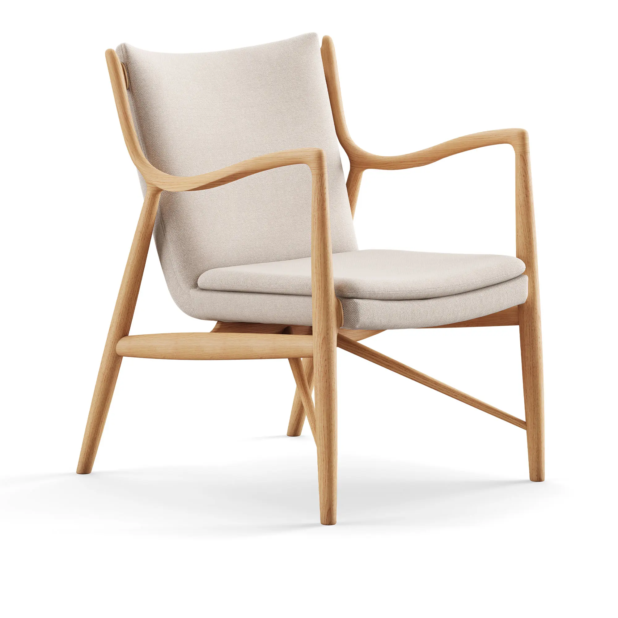 45 fåtölj Dark oiled oak