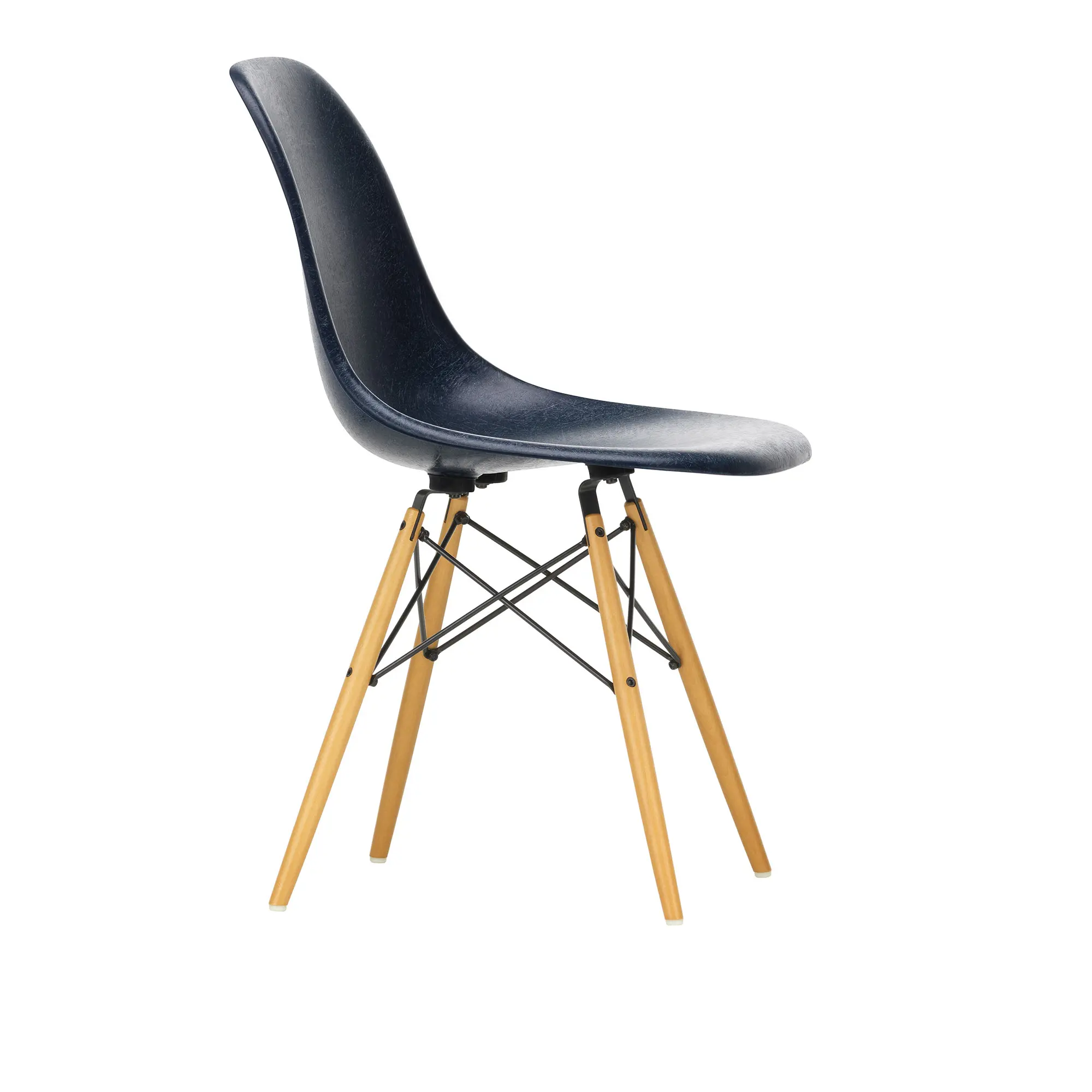 Eames Fiberglass Chair DSW stol Golden Maple