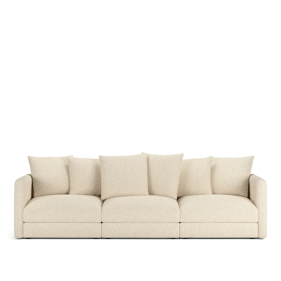 Pavarotti 3-Seater, Fixed Cover, Cushion Variant 01, Vellus 04