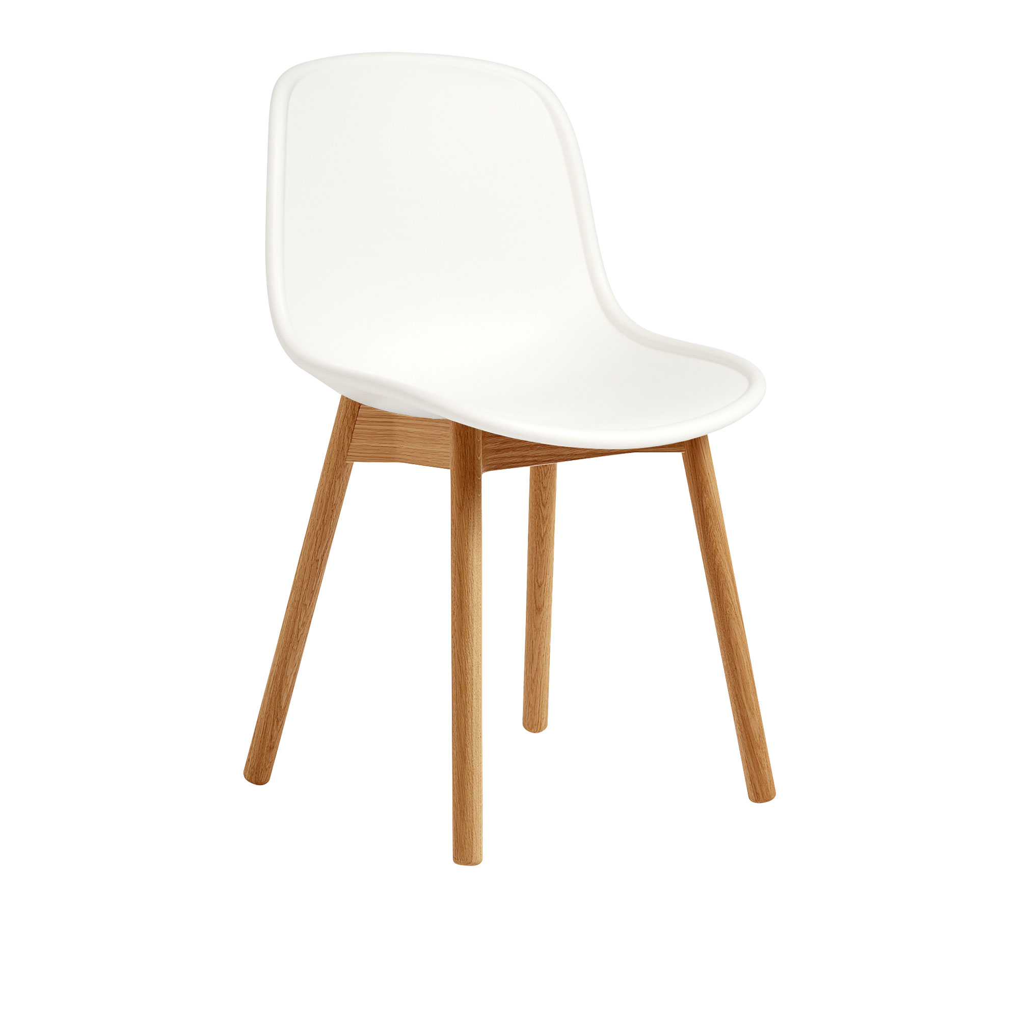 HAY - Neu 13 - Oiled Oak - Cream White - Matstolar - Vit - Trä/Plast