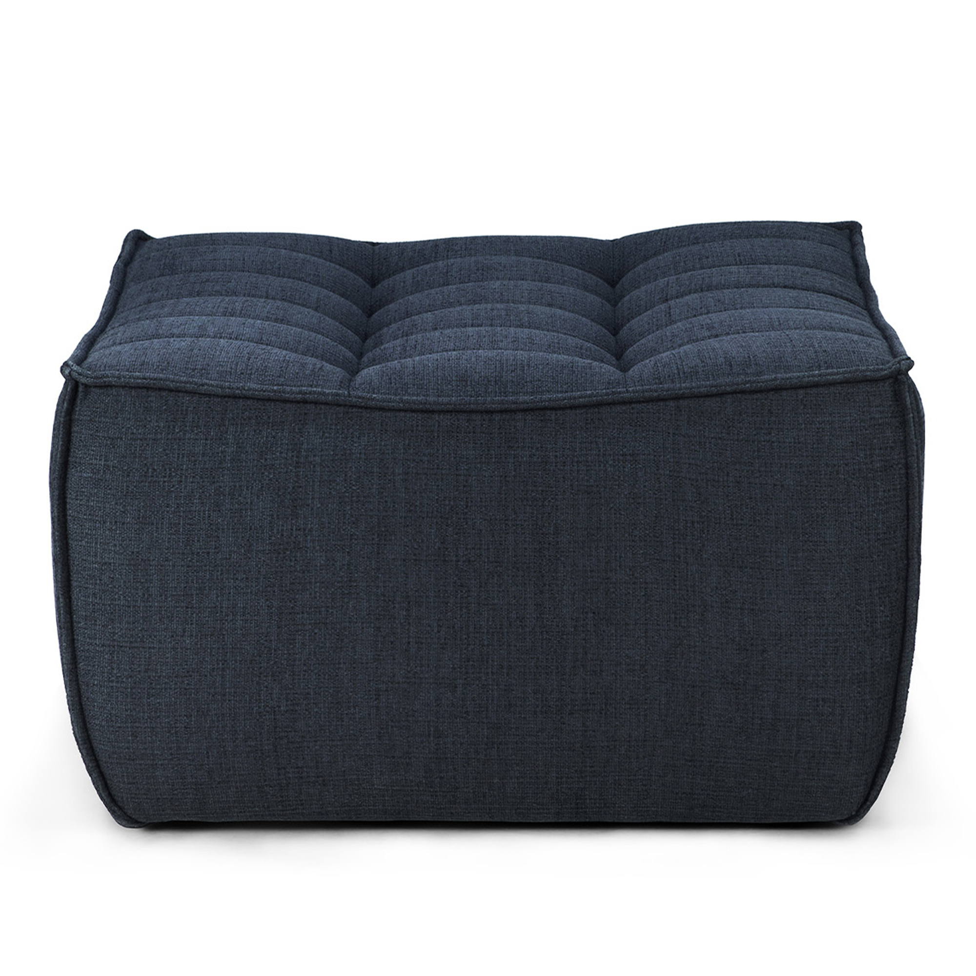 Ethnicraft - N701 Sofa - Footstool - Graphite - Fotpallar - Jacques Deneef - Grå - Trä | Möbler - Fåtöljer Och Puffar - Fotpallar | Möbelexperten