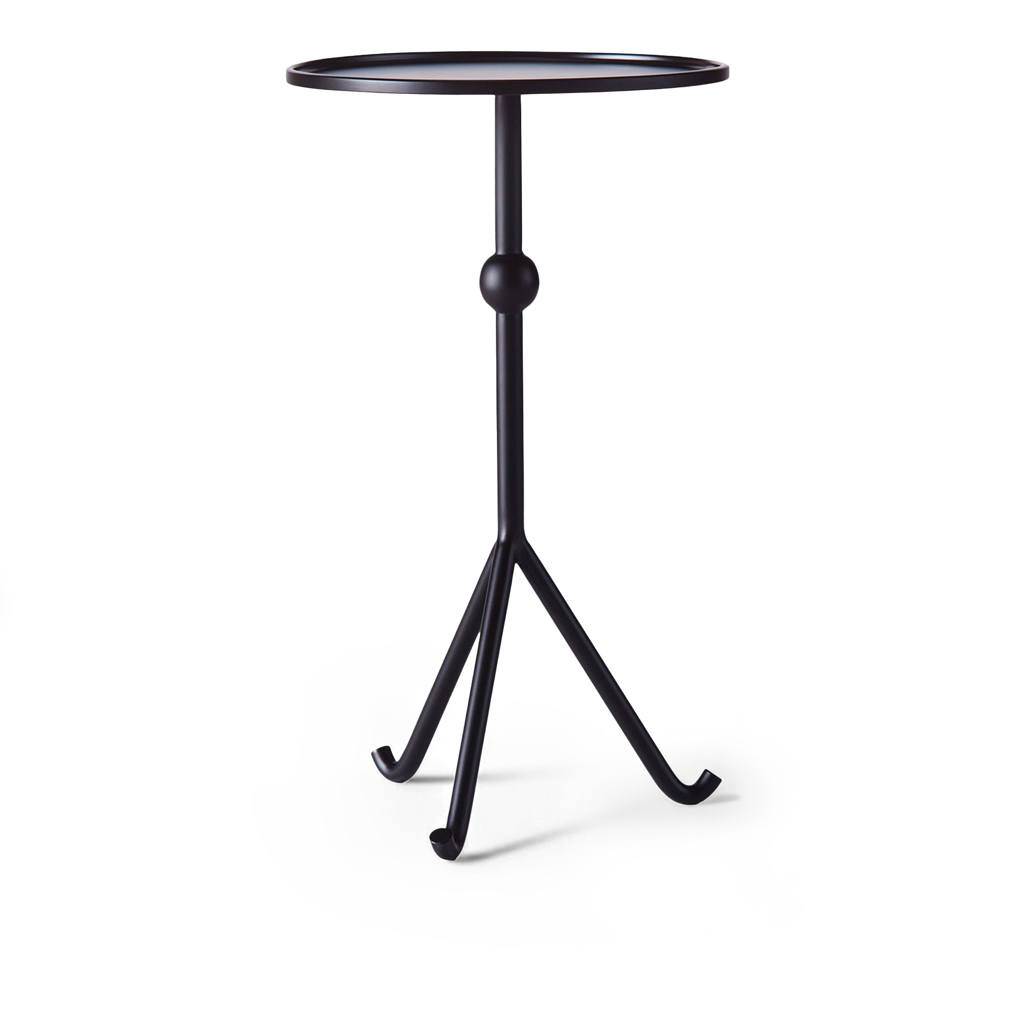 dusty deco - dusty martini table, black massive steel table - sidobord - edin & lina kjellvertz - svart - metall