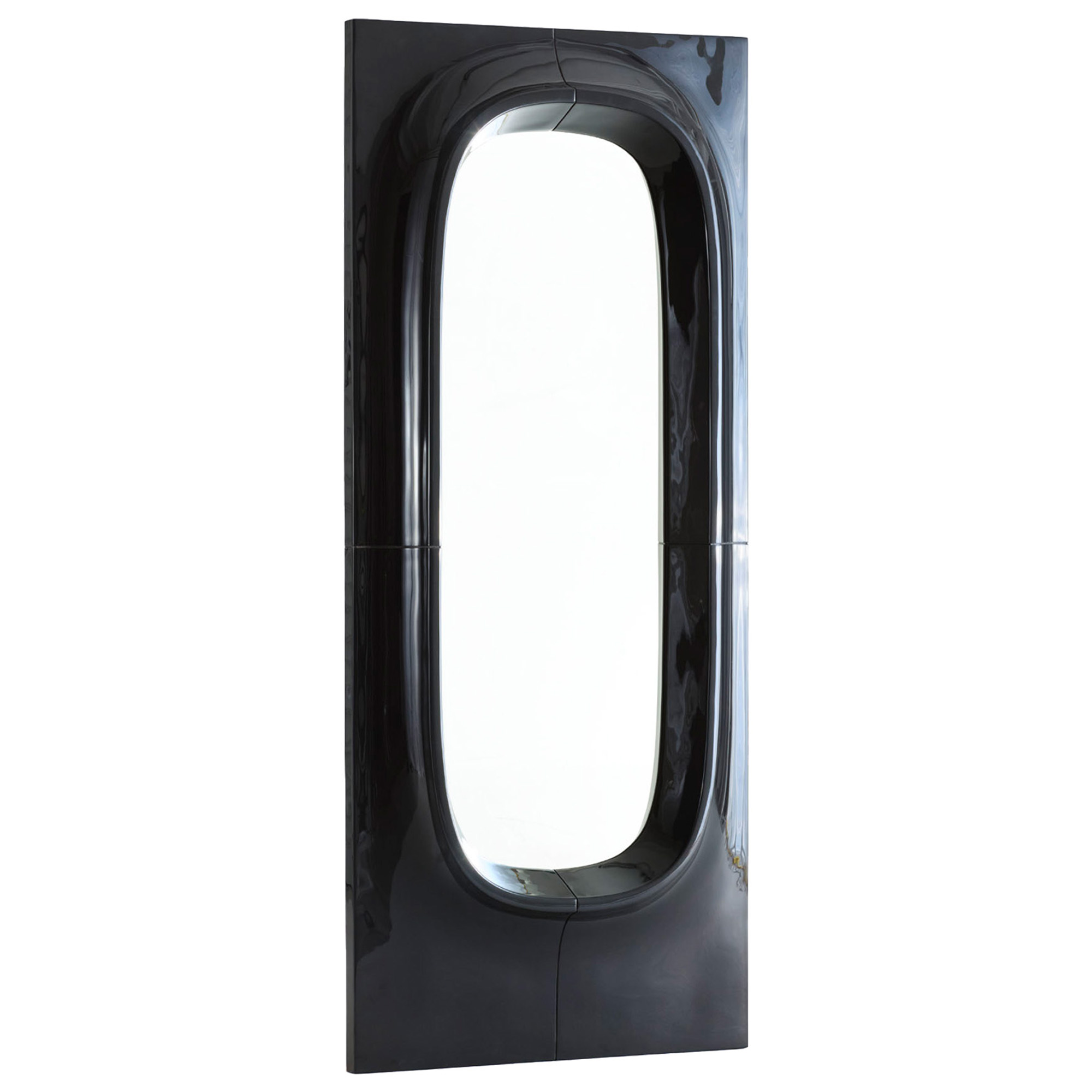 NOGA - Porthole Mirror Large Grey - Helkroppsspeil - Willo Perron - Grå - Plast