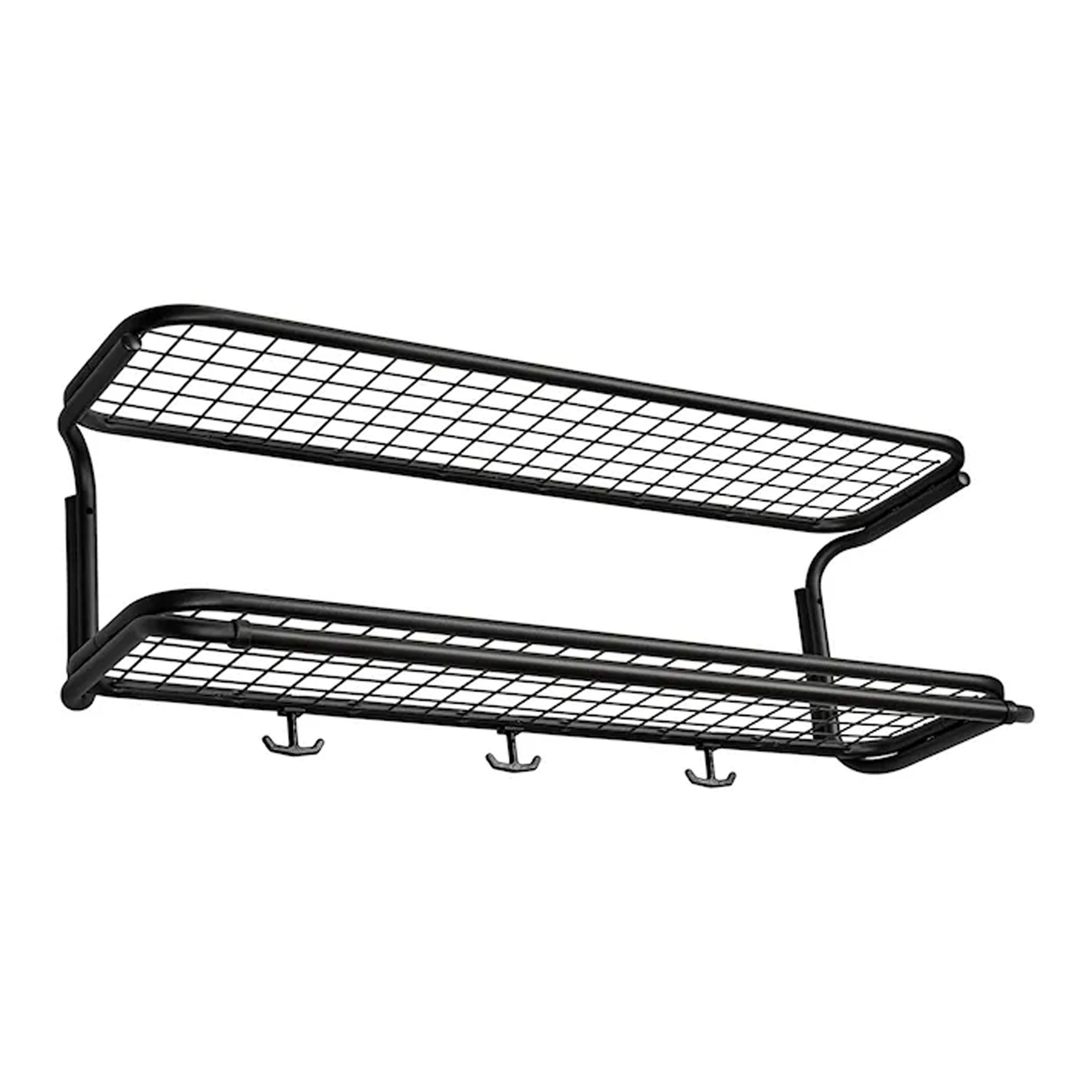 Essem Design - Classic 650 Hatthylla Svart/Svart, 80 cm - Hatthyllor och skohyllor - Gunnar Bolin - Svart - Metall/Plast