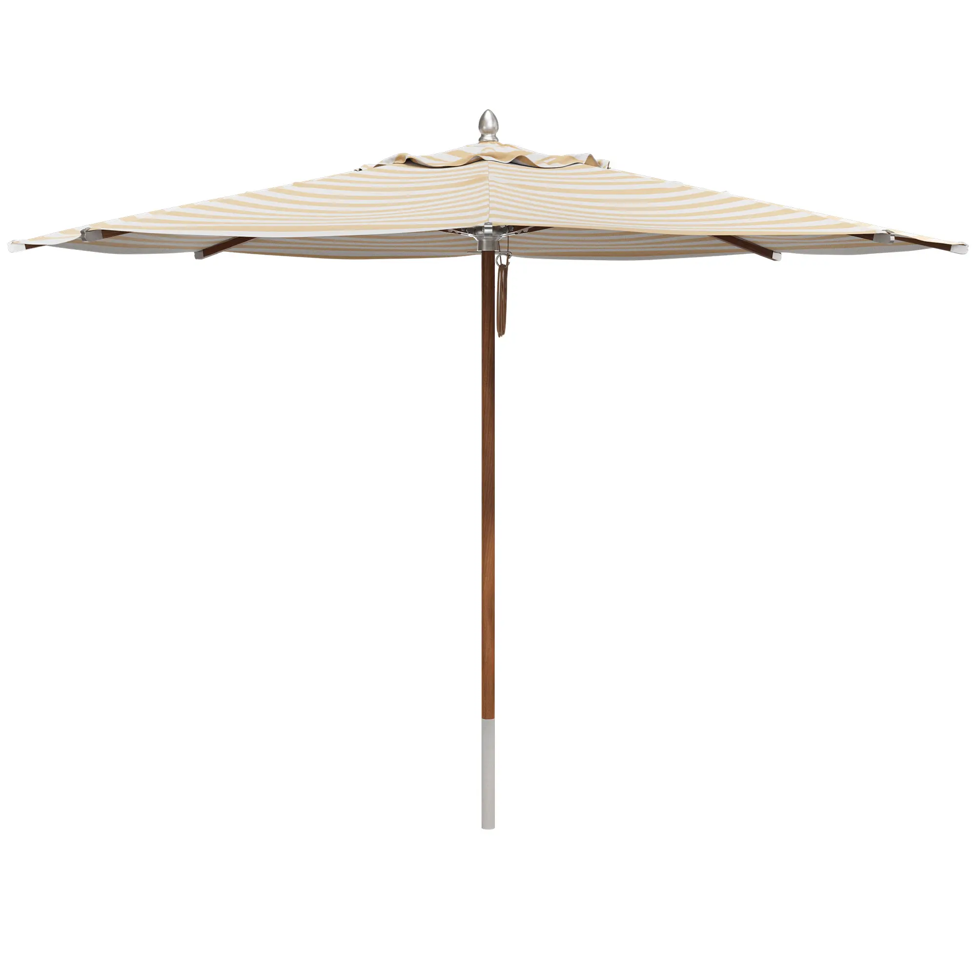 Atlantis Golden Yellow Stripes parasoll Ø330 cm
