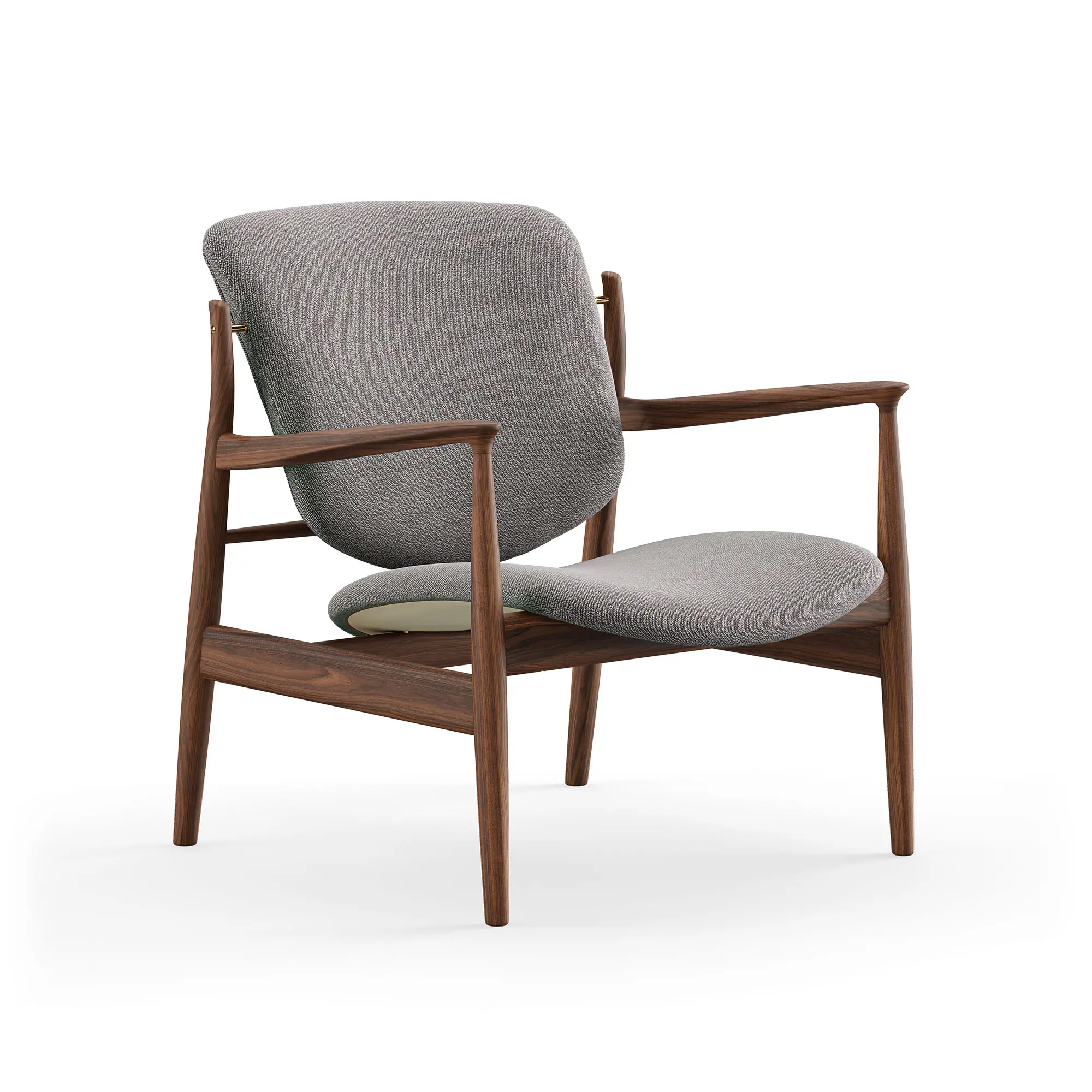 France fåtölj Walnut